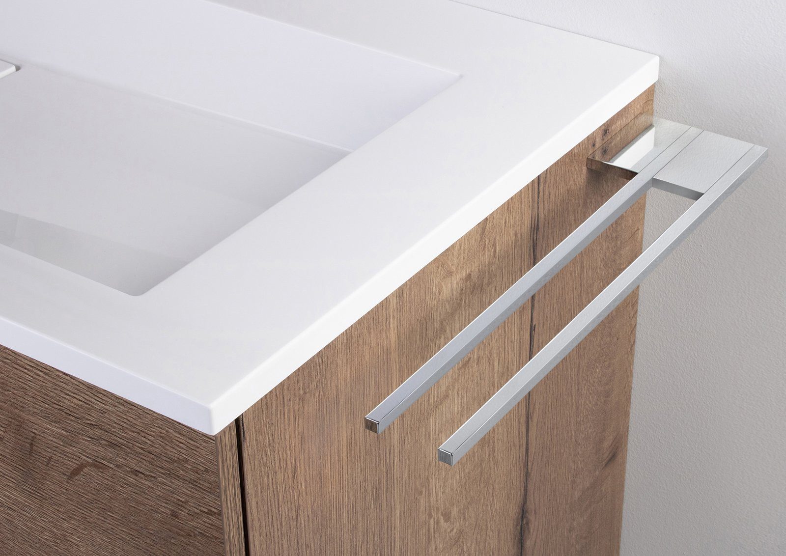 Intarbad Handtuchhalter Intarbad Design Doppel-Handtuchhalter Chrom 380 mm