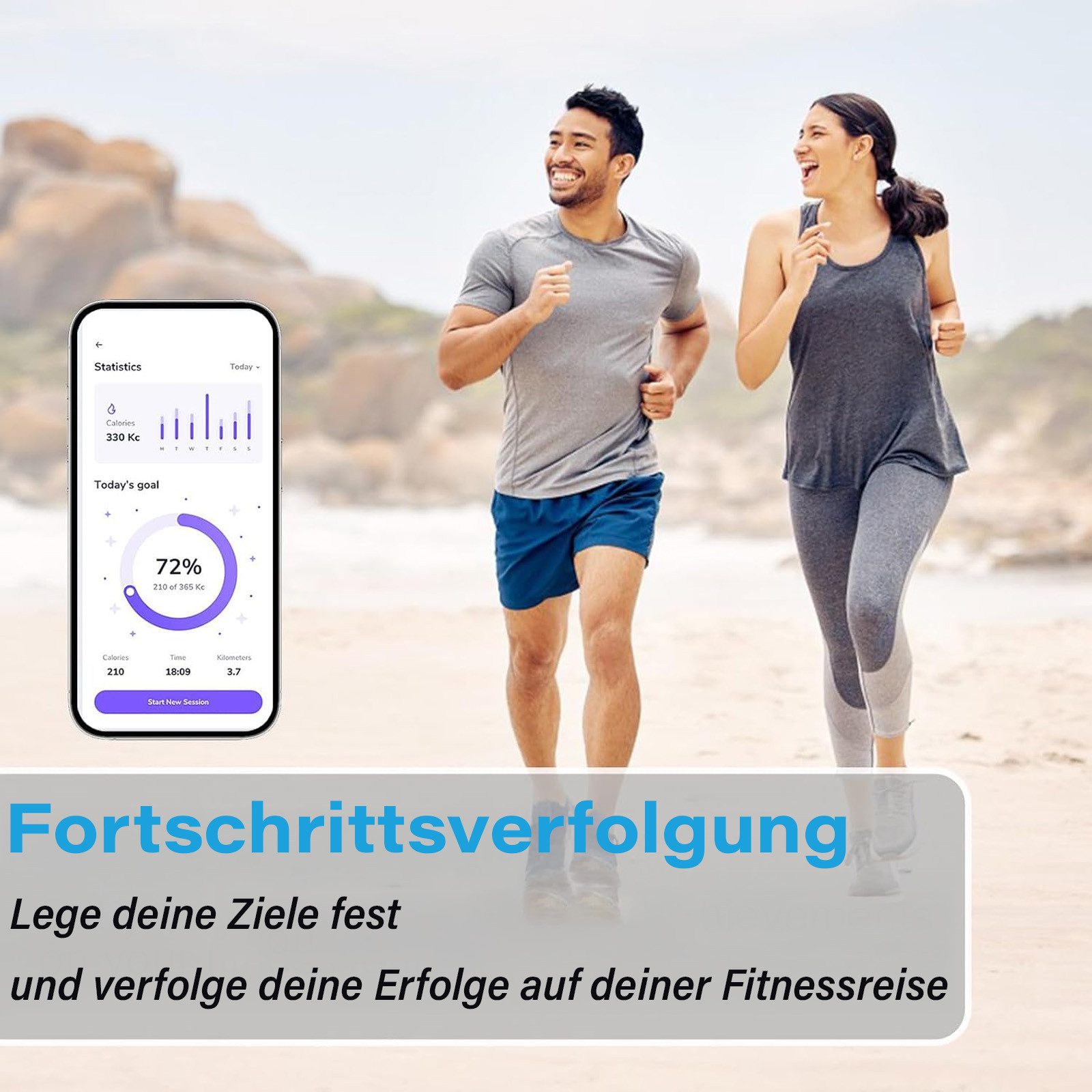 AKKEE Körper-Analyse-Waage Körperfettwaage Digital mit App 180 kg/400 lbs, Multifunktionswaage, BMI, Körperfett, Wasser & Muskelanteil – Bild 5 von 5