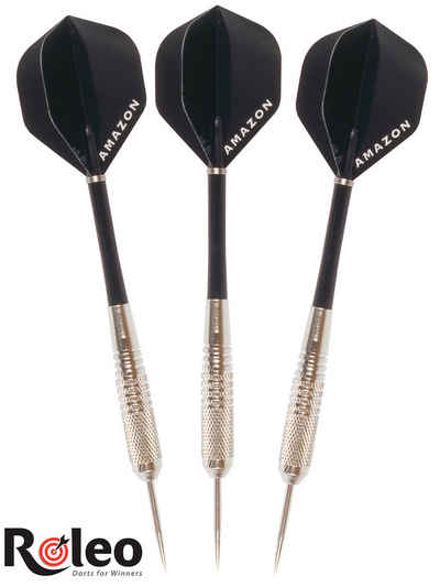 Roleo Dartpfeil Steeldart Dart Pfeile R-1 von Roleo Darts - 21g inkl. Dartbox