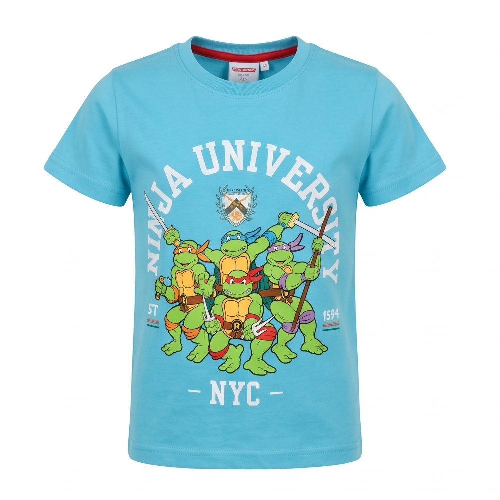 Teenage Mutant Ninja Turtles Print-Shirt Teenage Mutant Ninja Turtles Kinder Jungen T-Shirt Kurzarm Shirt