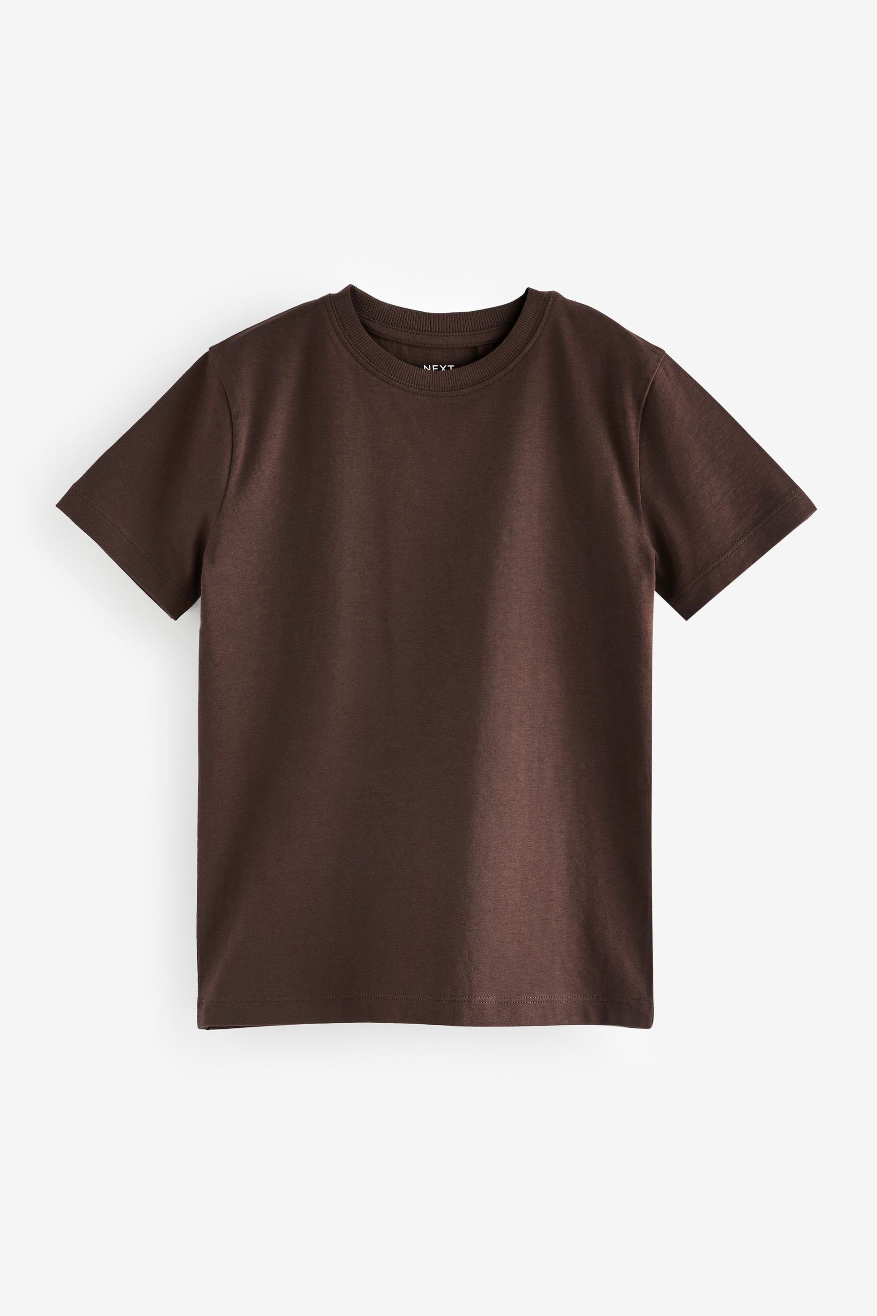 Next T-Shirt Chocolate (1-tlg) Brown T-Shirt