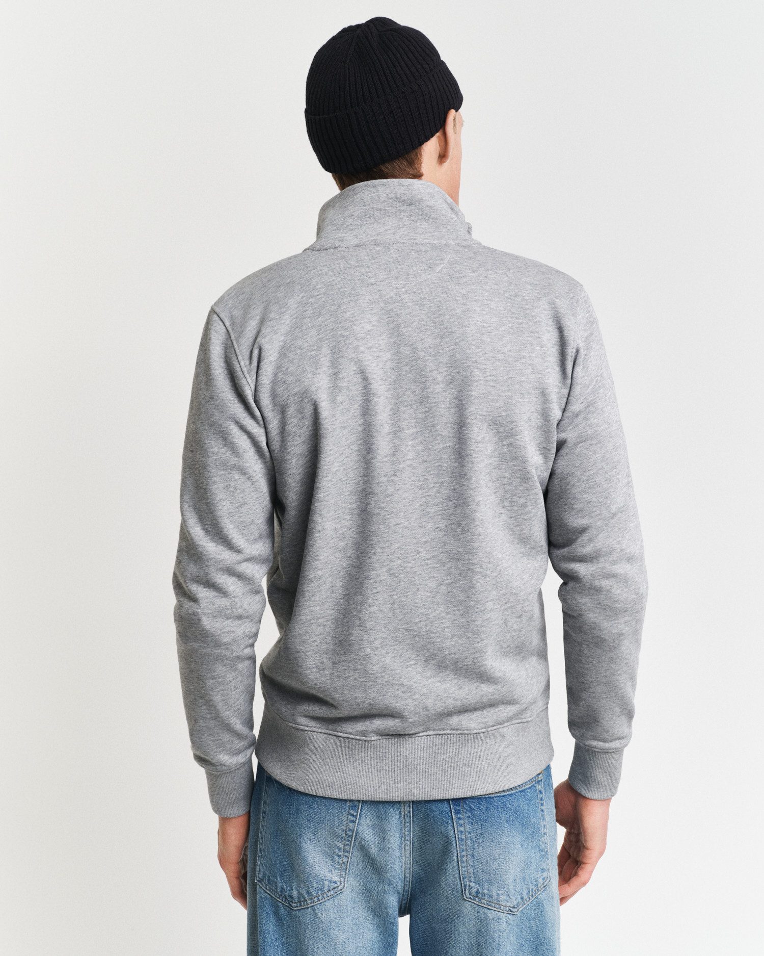 Gant Sweatjacke REG SHIELD FULL ZIP SWEAT mit Logostickerei auf der Brust