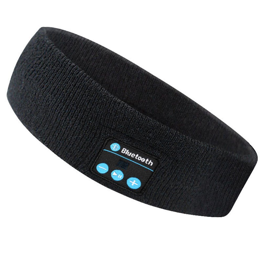 Seitenschläfer Schlafkopfhörer Bluetooth,Schlaf Kopfhörer 5.0 Bluetooth Kopfhörer Personalisierte Geschenke Sleepphones mit Ultradünnen HD Stereo Lautsprecher,Super Weich Kopfhörer für Sport 