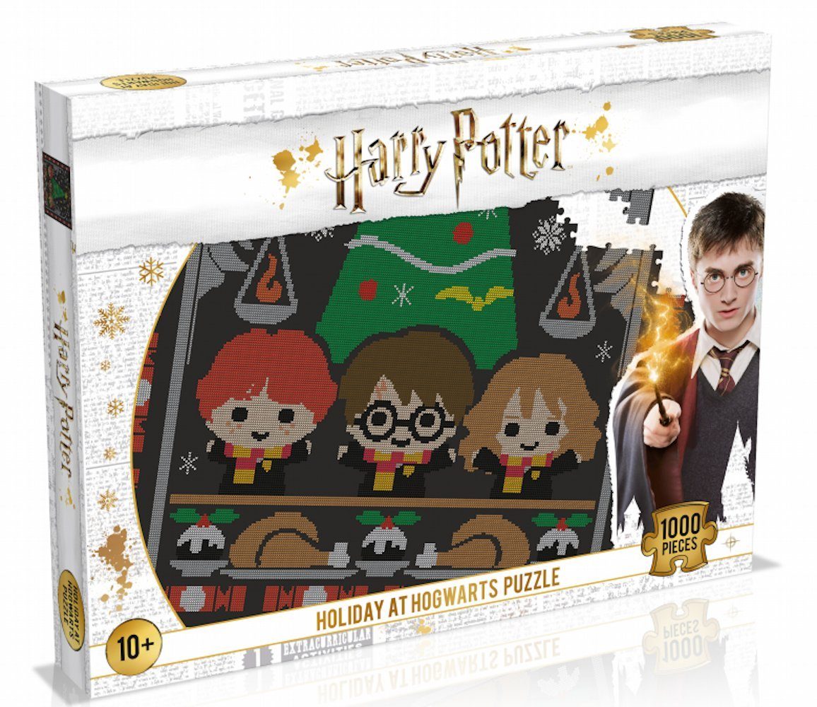 Winning Moves Puzzle Harry Potter - Puzzle - Holiday at Hogwarts (1000 Teile), 1000 Puzzleteile