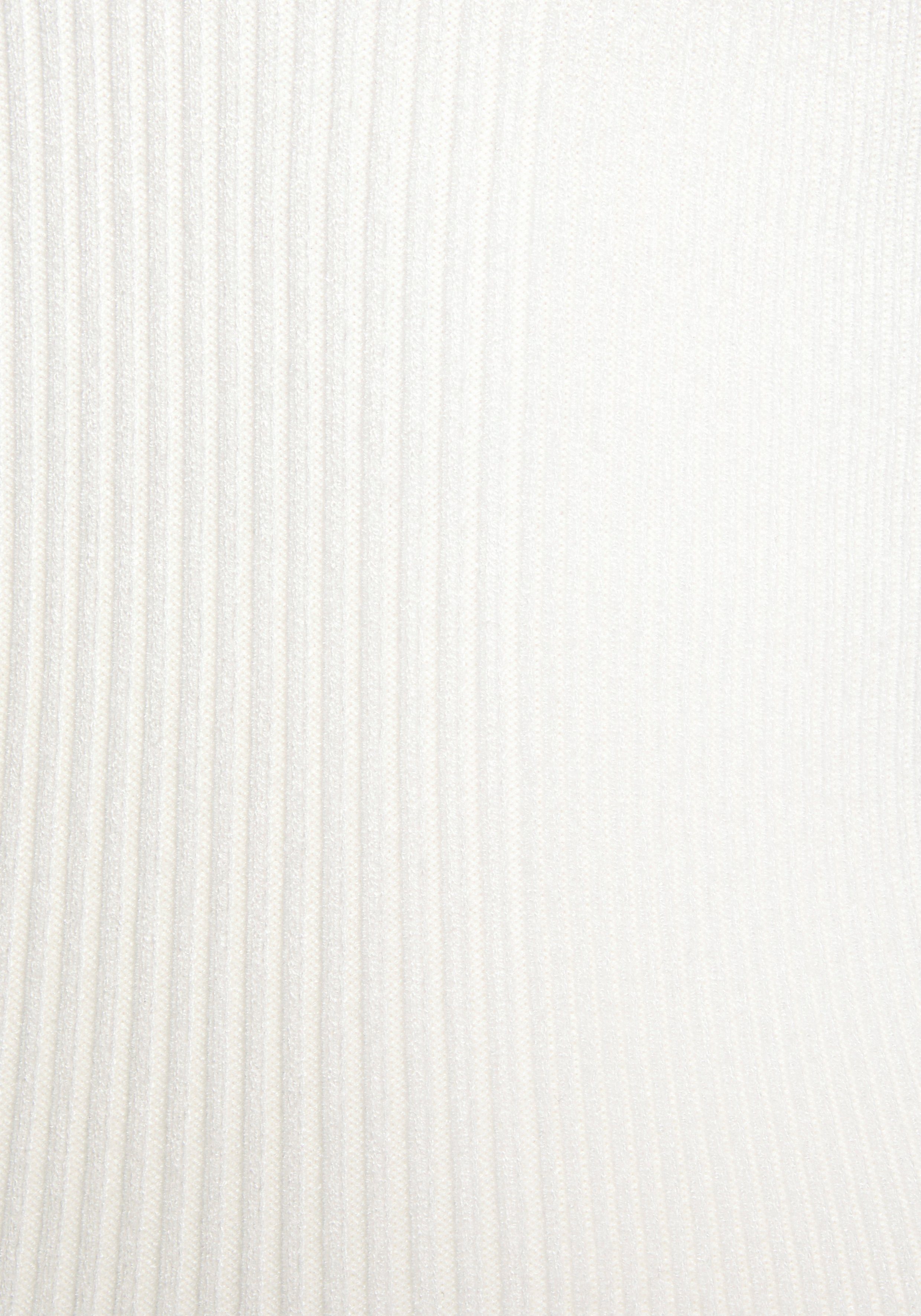 LASCANA Stricktop mit tollem Strickmuster, figurbetontes Damentop