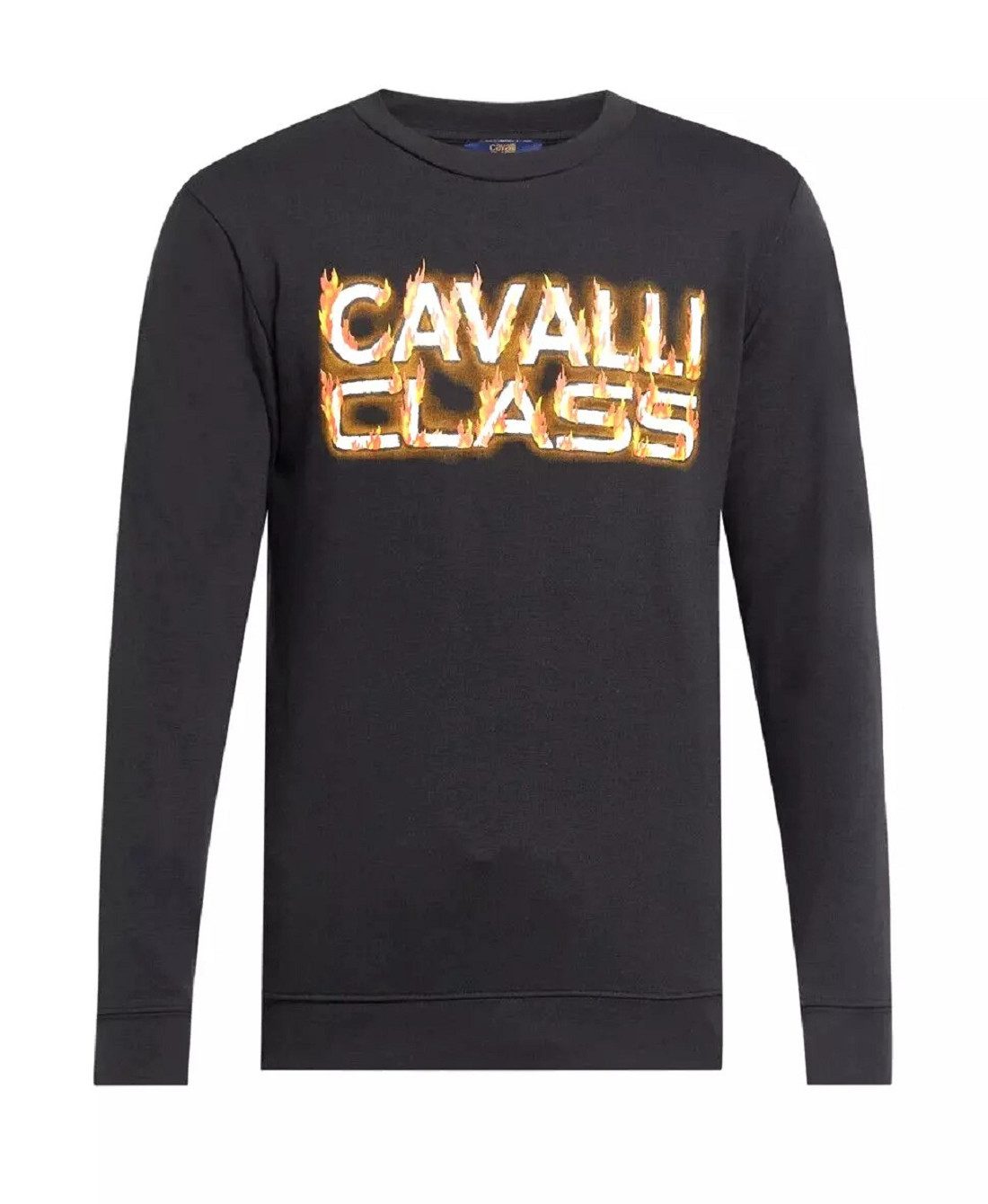 Cavalli Class Rundhalspullover CAVALLI CLASS Herren Пуловеры, CAVALLI CLASS Man Roundneck Sweatshirt mit Rundhalsausschnitt
