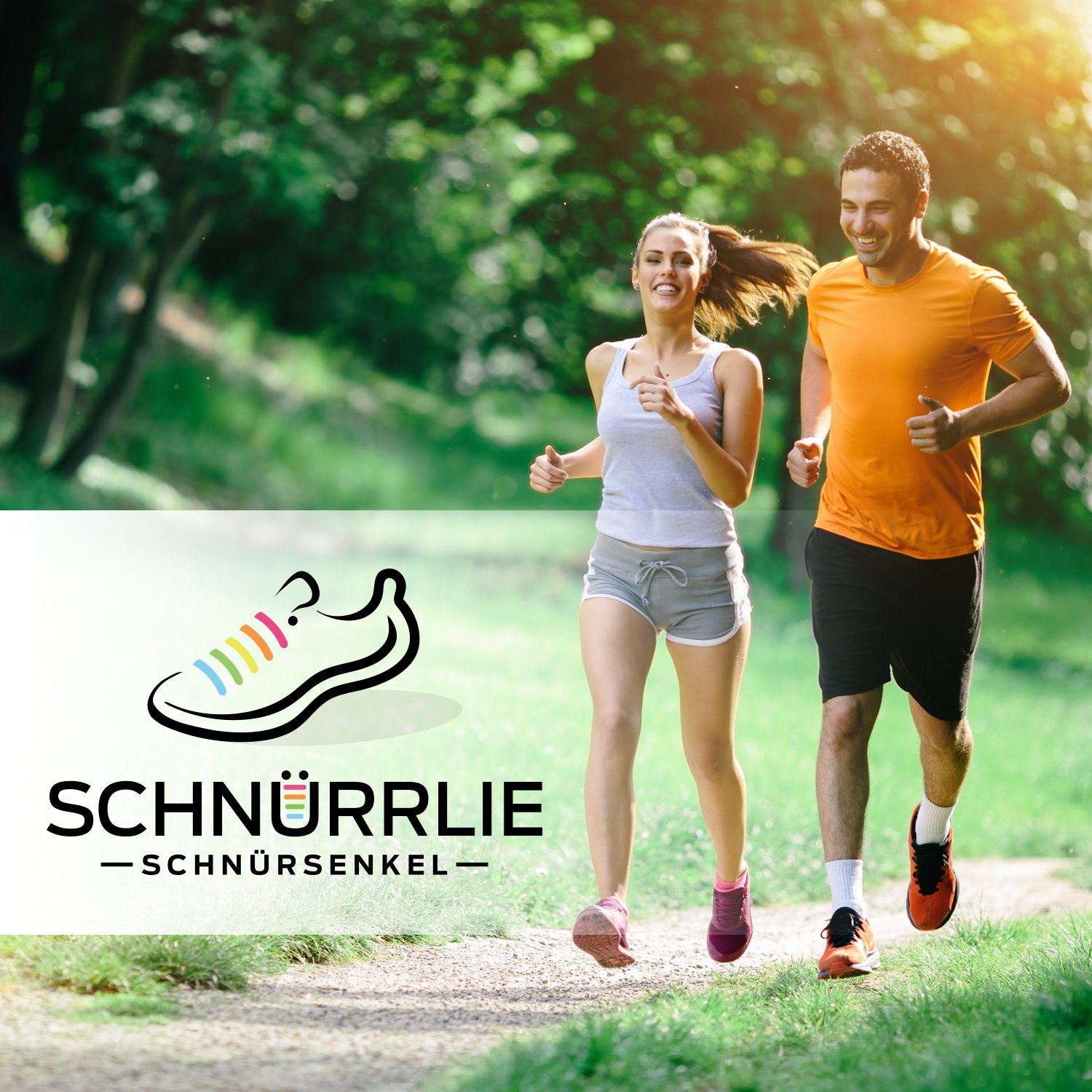 SCHNÜRRLIE Schnürsenkel Silikon Schnürbänder - elastische flache Laces, für Sneaker, Turnschuhe, Sportschuhe uvm