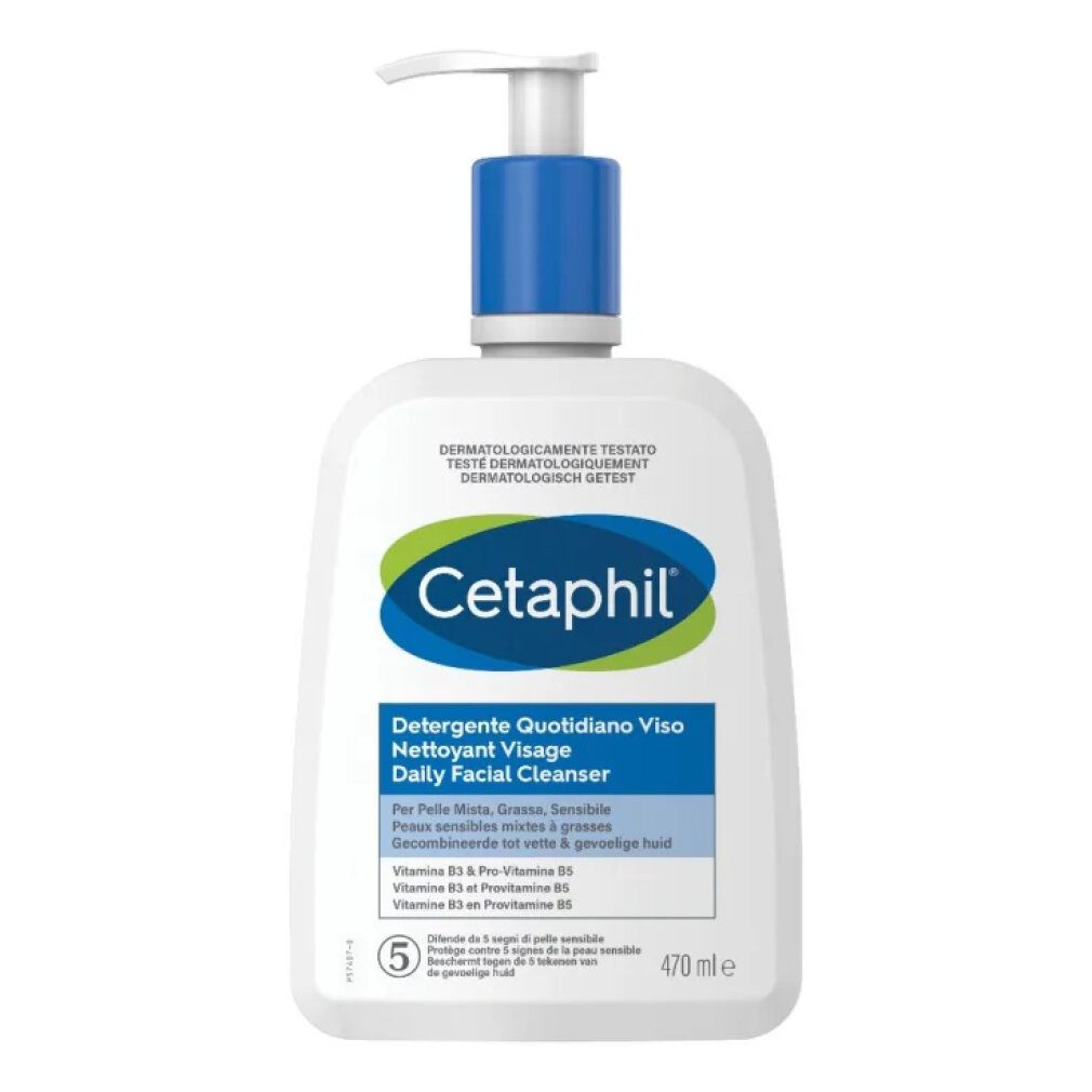 Cetaphil Körperpflegemittel Täglicher Gesichtsreiniger - Volumen: 470 ml
