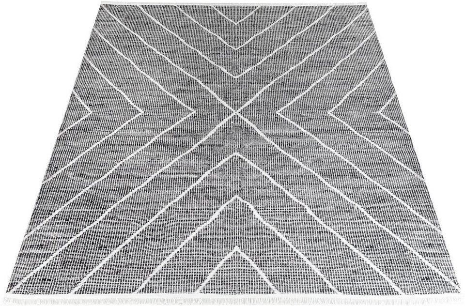Teppich EFE 1020, Sehrazat, rechteckig, Höhe: 5 mm, Wohnzimmer,  Flachwebteppich, Scandi Style