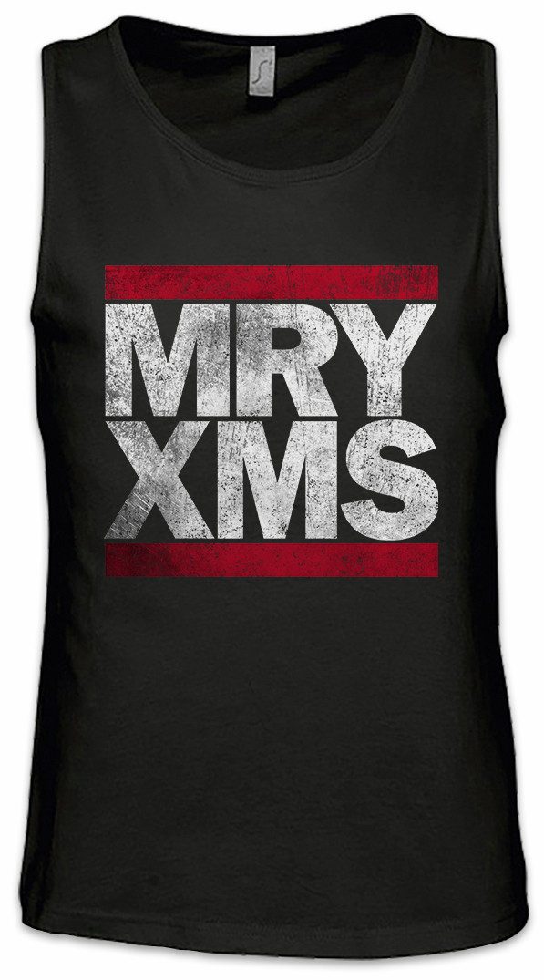 Urban Backwoods Tanktop MRY XMS Ärmelloses T-Shirt Merry Xmas Christmas Weihnachten Advent Natale Feliz Navidad