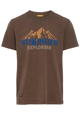 camel active T-Shirt mit Naturprint