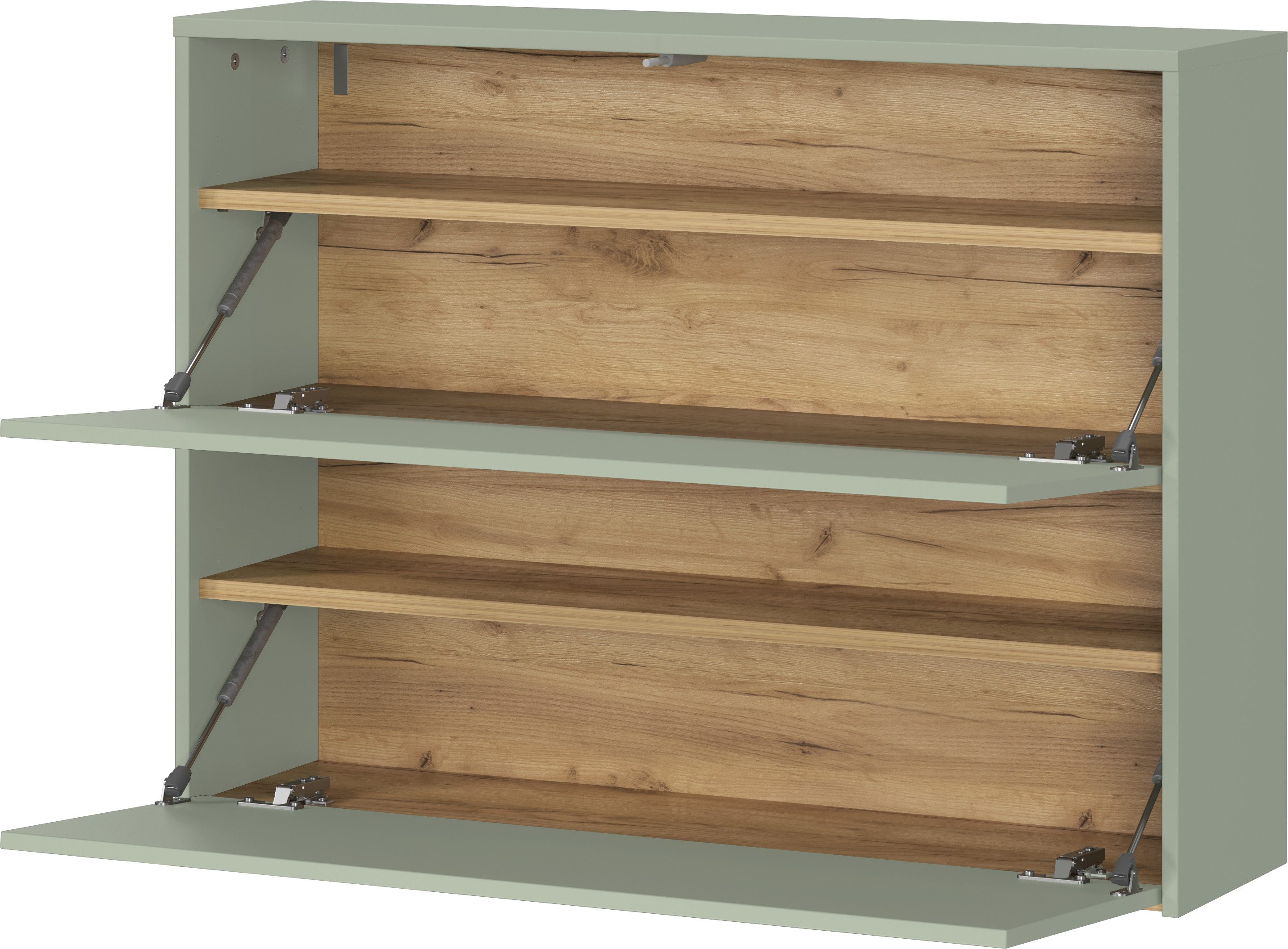 GERMANIA Hängeschuhschrank Binetto (1-St) Schuhklapper, Soft-close, verstellbare Böden, Tiefe: 27cm – Bild 5 von 5
