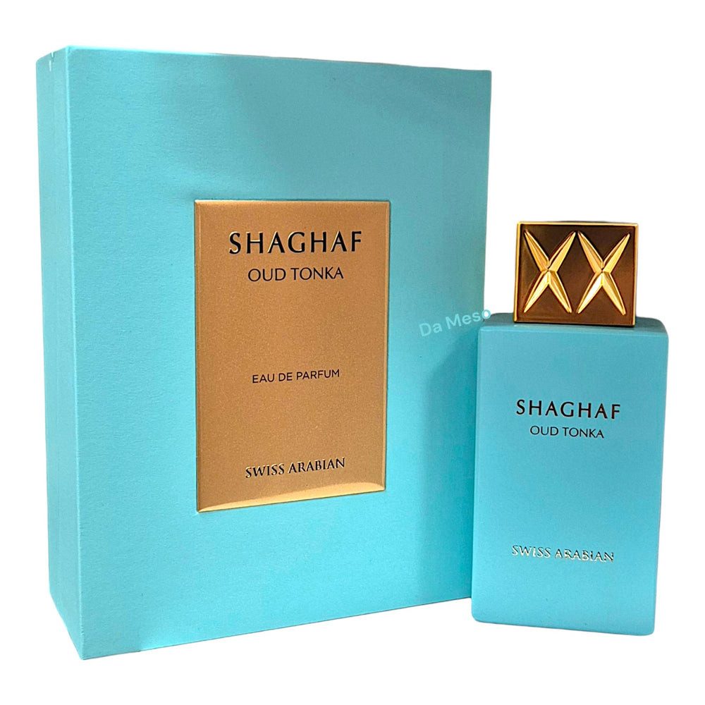 Swiss Arabian Duft-Set Shaghaf Oud Tonka EDP + Parfümzerstäuber (leer) Set