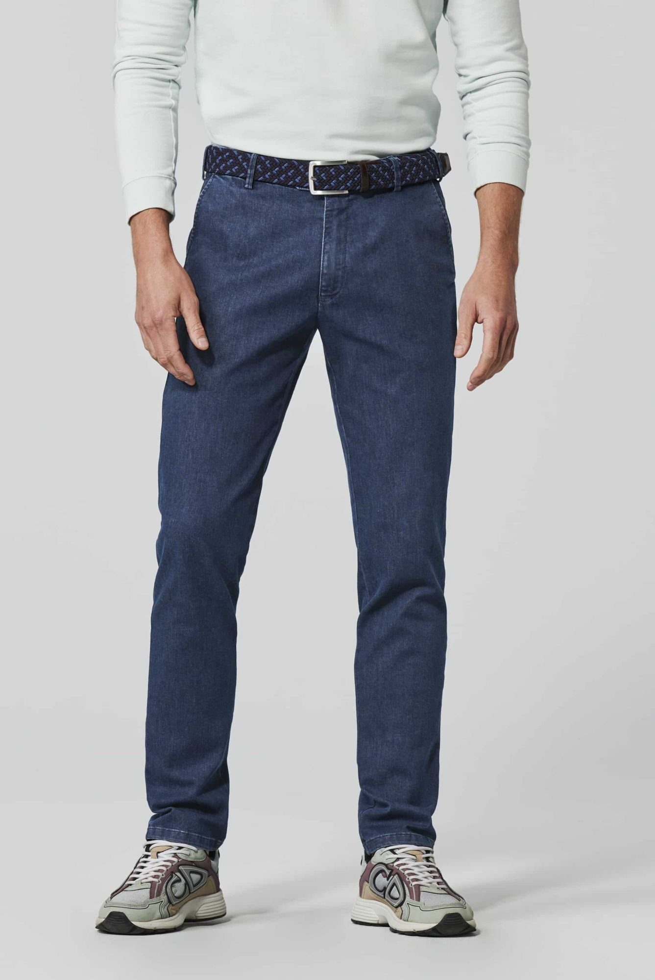 MEYER Straight-Jeans Oslo mit Sicherheitstasche im günstig online kaufen