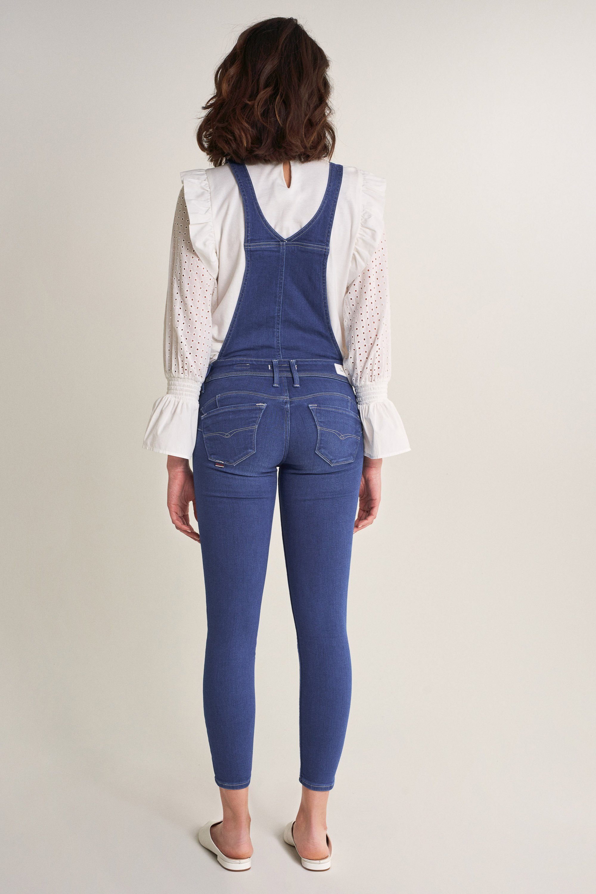 PUSH blue 125181.8503 Salsa WONDER Stretch-Jeans OVERALL JEANS UP SALSA bright