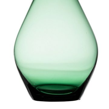 Bigbuy Dekovase Vase grün Glas 12 x 12 x 33 cm