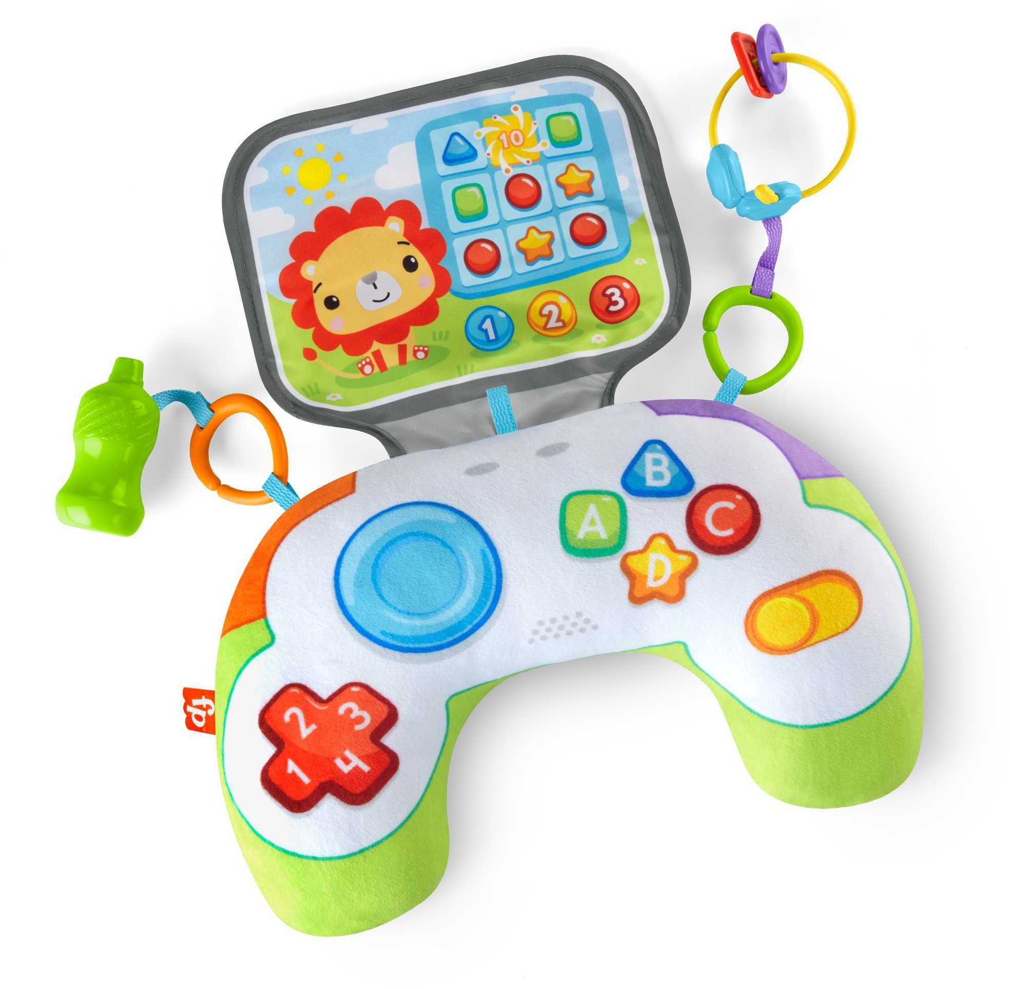Fisher-Price® Greifspielzeug Babys Controller Spielkissen, Sensorik- Spielzeug in der Bauchlage