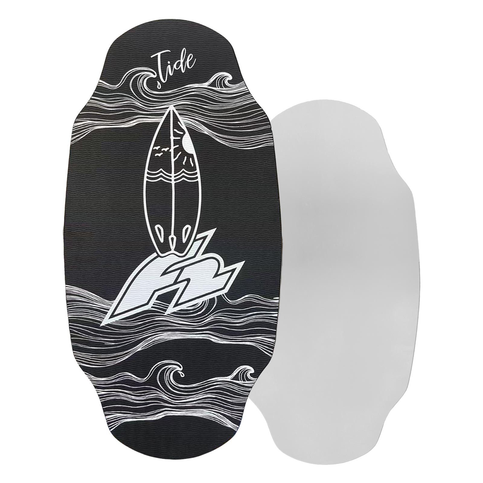 F2 Wellenreiter F2 Skim Board Eva Tide Surfbrett 39" Schwarz 2025/26