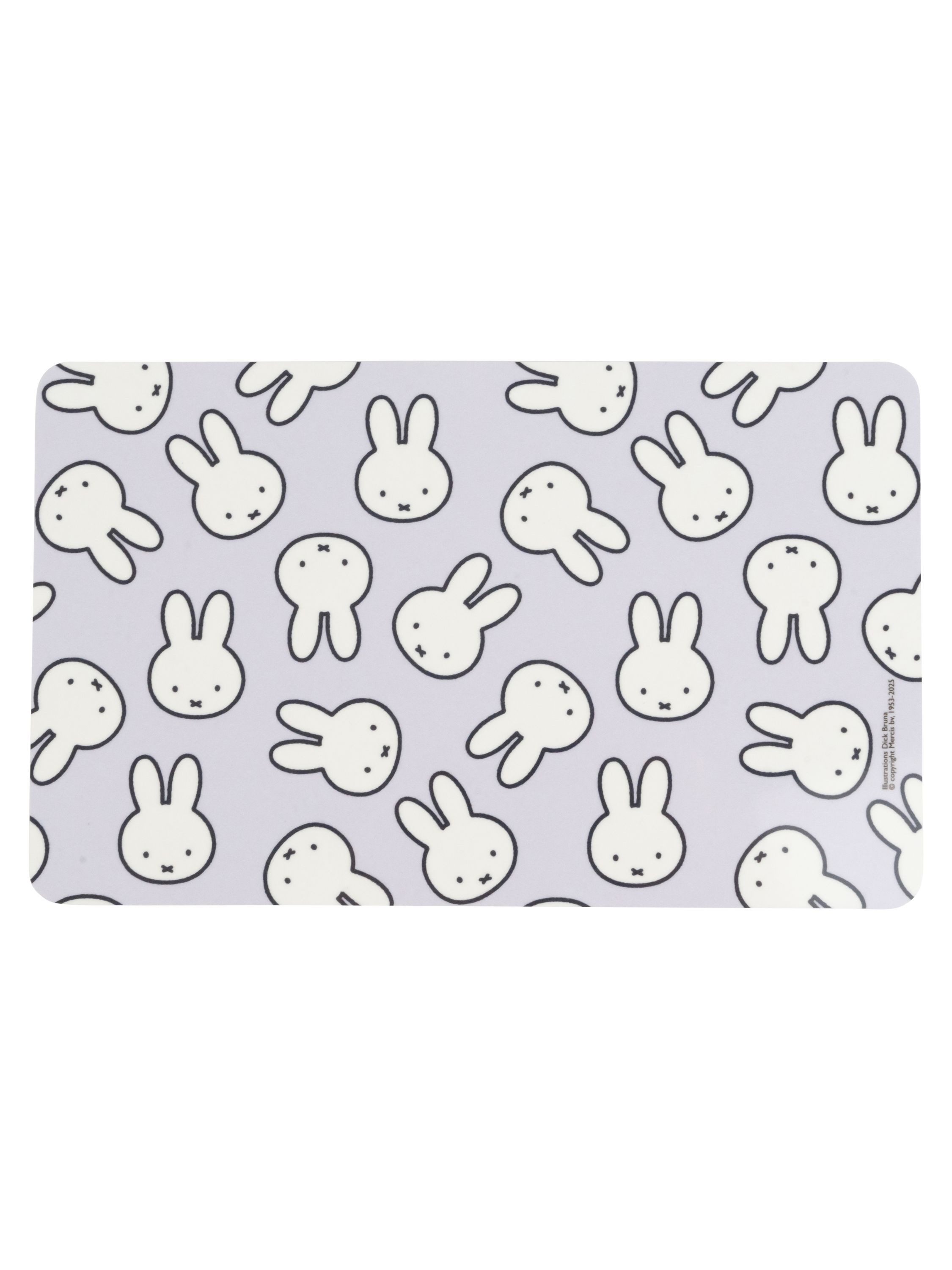 Frühstücksbrett Miffy Brettchen Hase Allover Frühstücksbrettchen Schneidebrettchen
