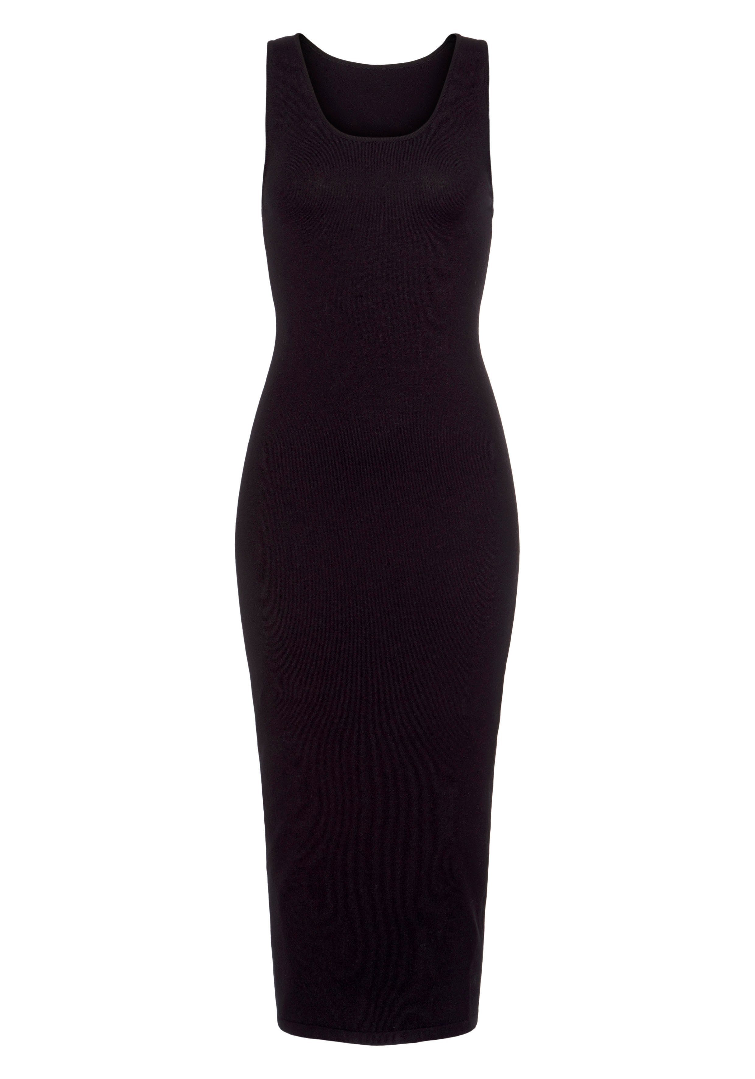 LASCANA Strickkleid in trendiger Midilänge, figurbetontes günstig online kaufen