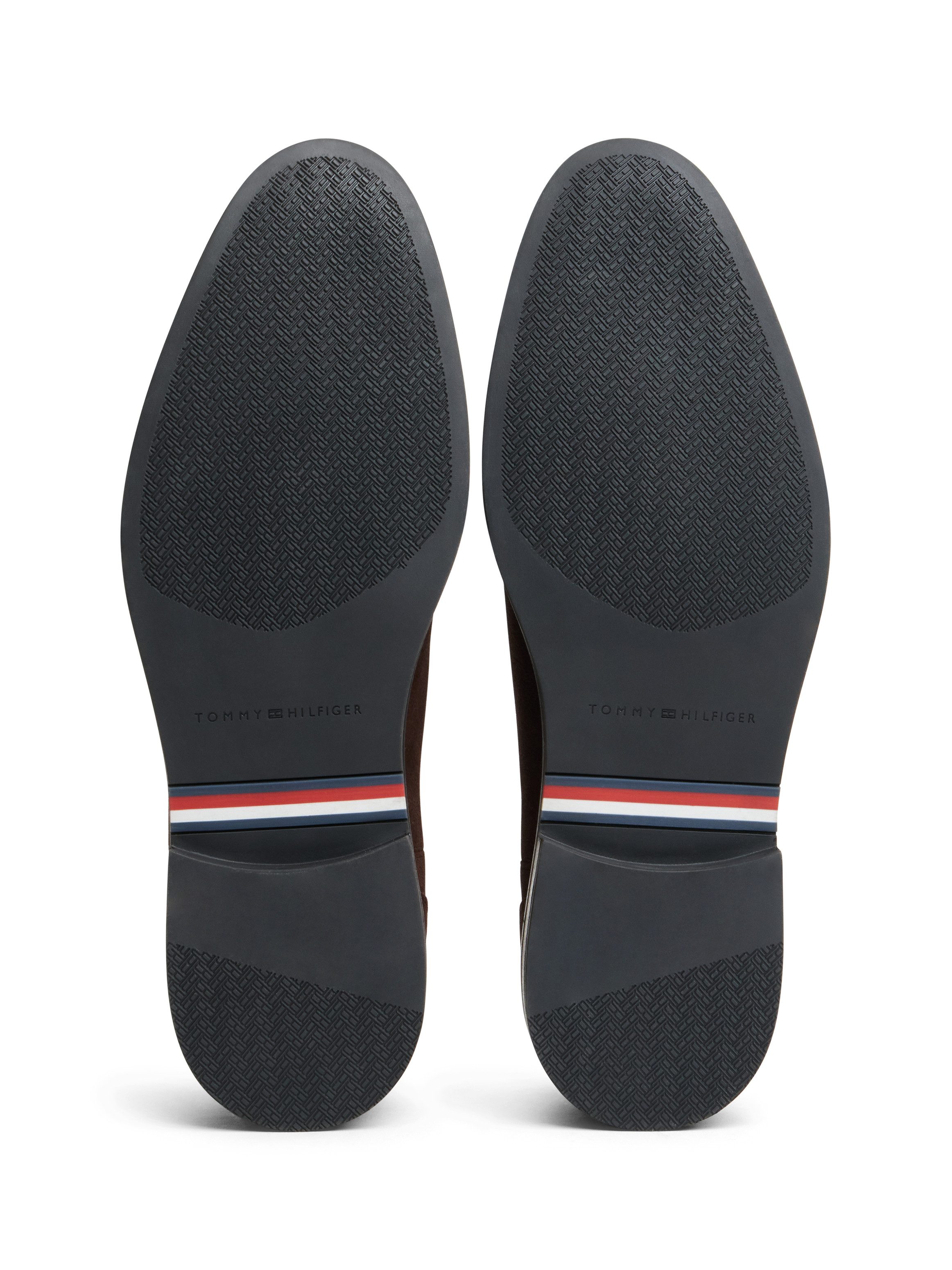 Tommy Hilfiger CORPORATE DRESSY SUEDE CHELSEA Chelseaboots Stiefelette mit beidseitigem Stretcheinsatz