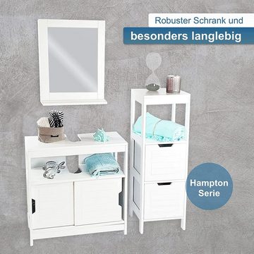 osoltus Badregal osoltus Hampton Unterschrank Waschbeckenunterschrank mit viel