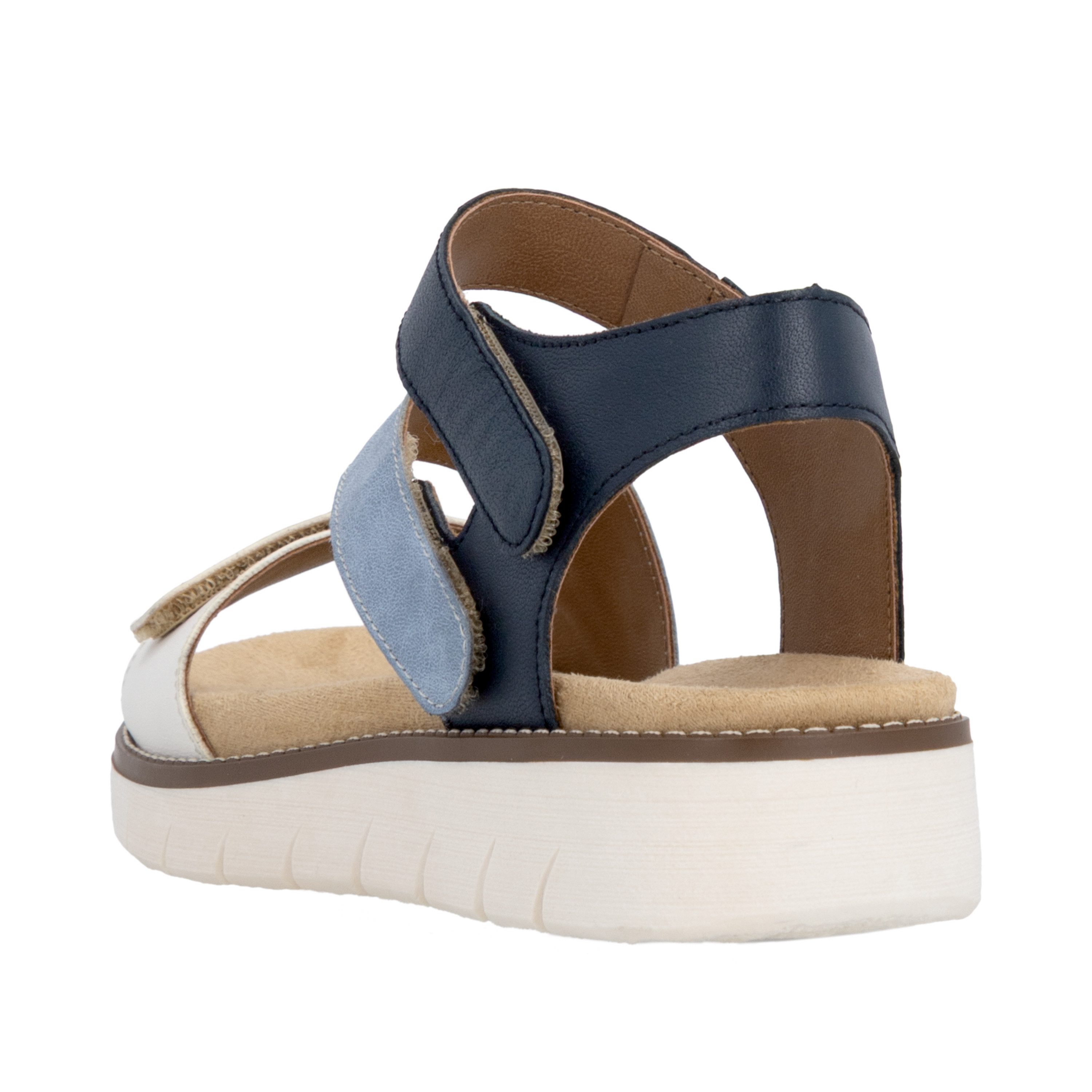 Remonte Sandale Sommerschuh, Klettschuh, Sandalette, Riemchensandale mit Softfußbett