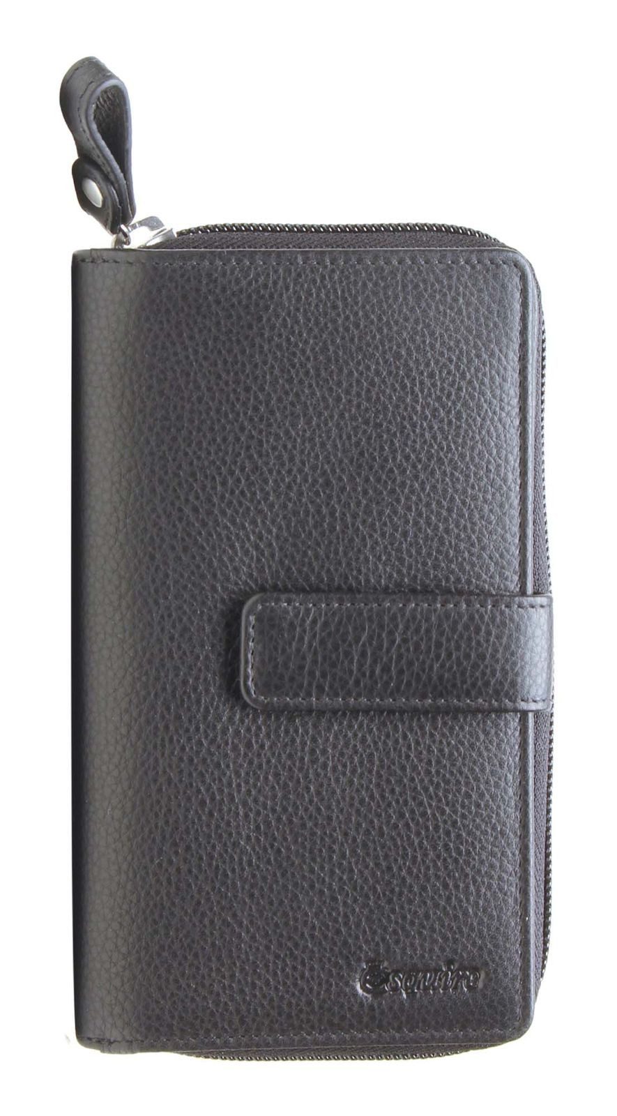 Esquire Geldbörse Wallet, aus echtem Leder mit RFID-Blocker Schutz