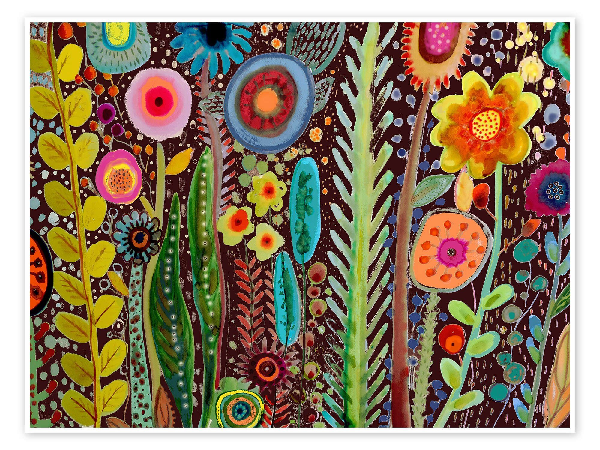 Posterlounge Wandbild Gartenarbeit in Burgund, Sylvie Demers, erhältlich als Poster, Leinwandbild, Wandsticker oder Acrylglasbild