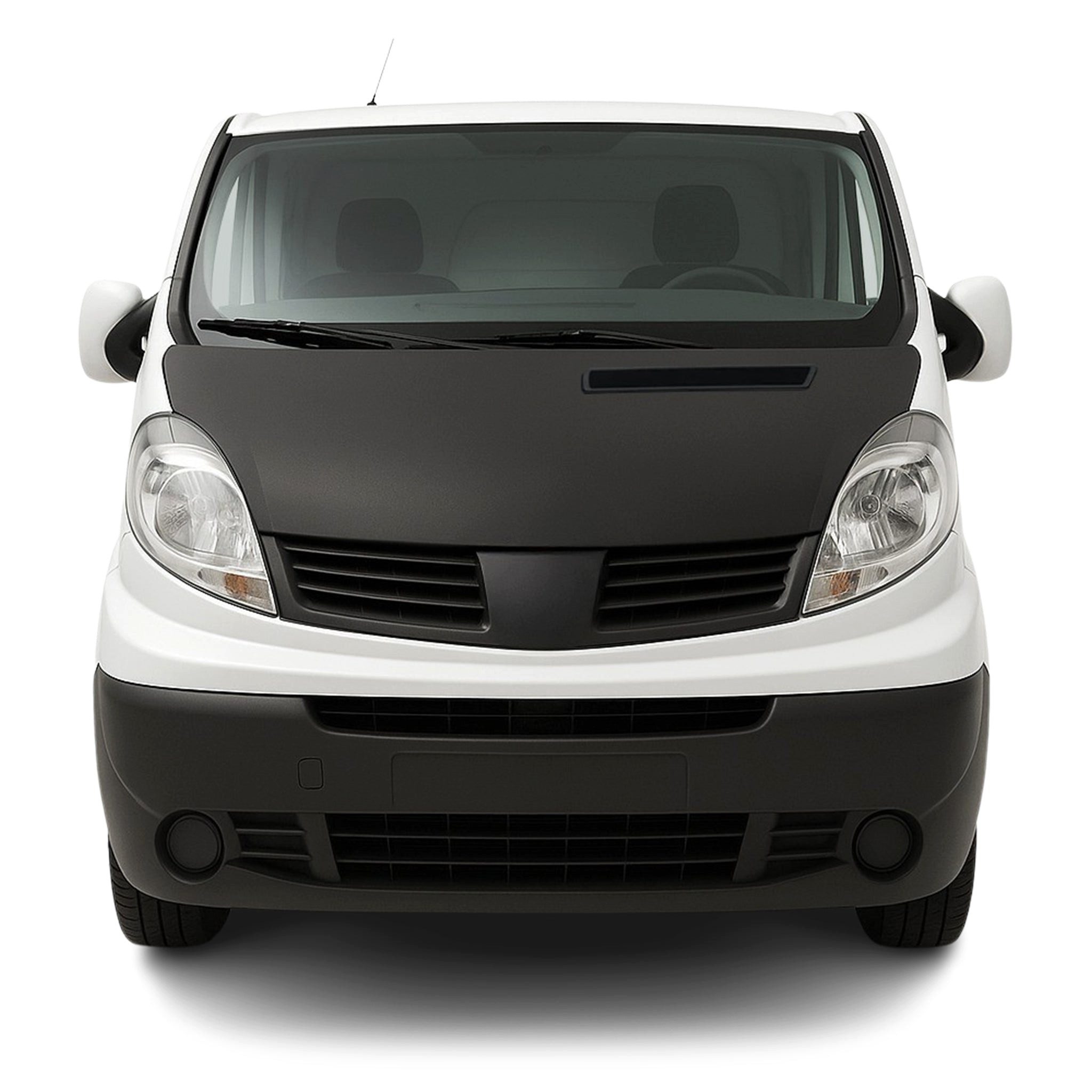 OMAC Frontstoßstange Haubenbra Bonnet Bra für Opel Vivaro Trafic Primastar Schwarz, 1-St., Haltbar