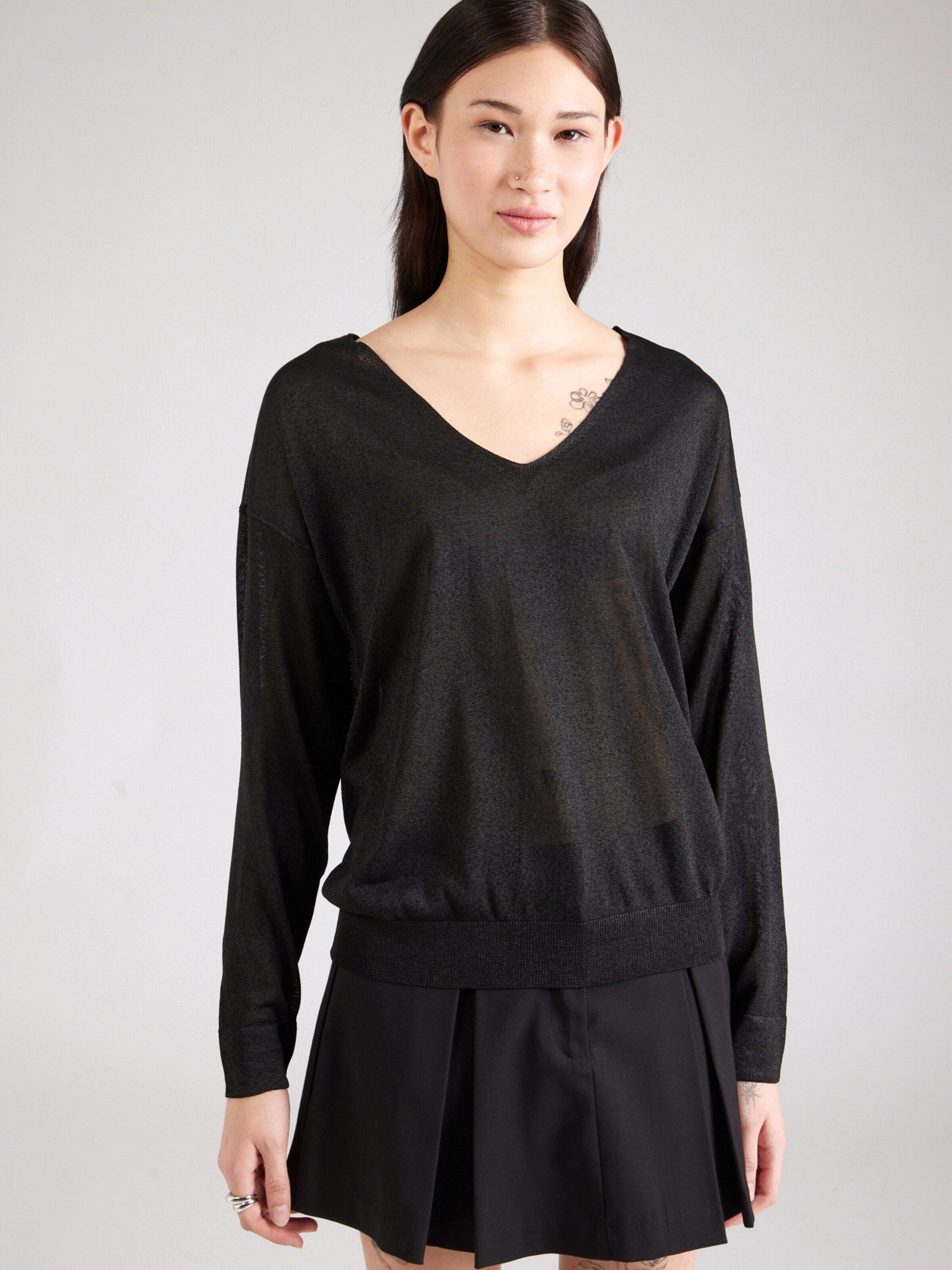 Vila Strickpullover VINOVY (1-tlg) Plain/ohne Details