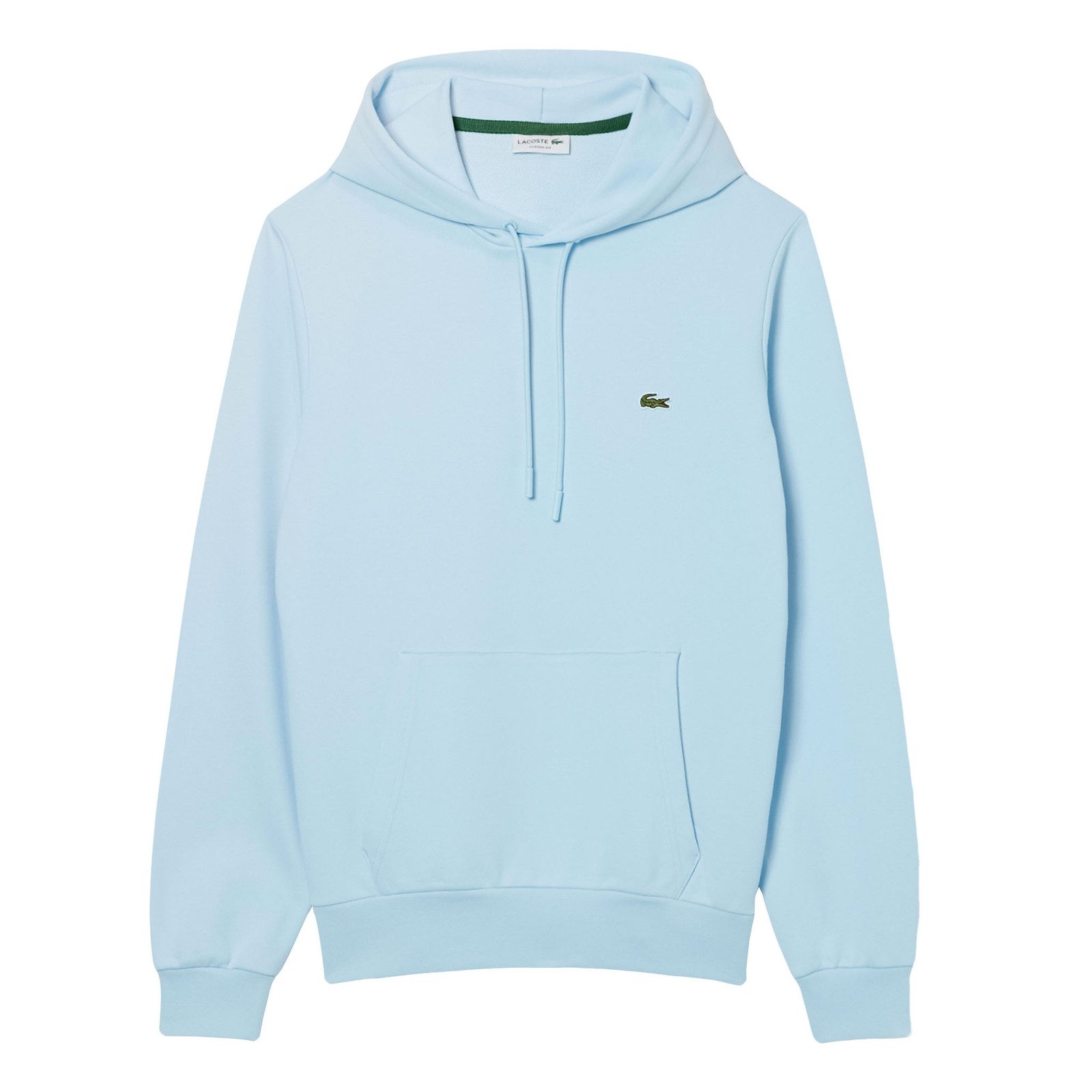 Lacoste Kapuzensweatshirt Hoodie aufgesticktes Krokodil-Logo auf der Vorderseite