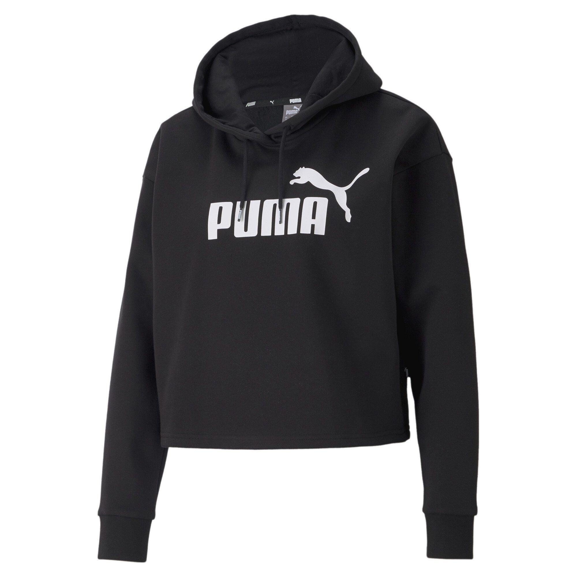 PUMA Sweater »Essentials+ Cropped Logo Hoodie Damen« online kaufen | OTTO