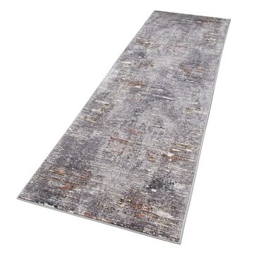 Teppich Wohnzimmer Vintage Teppich Kurzflor Abstrakt, TT Home, Läufer, Höhe: 12 mm