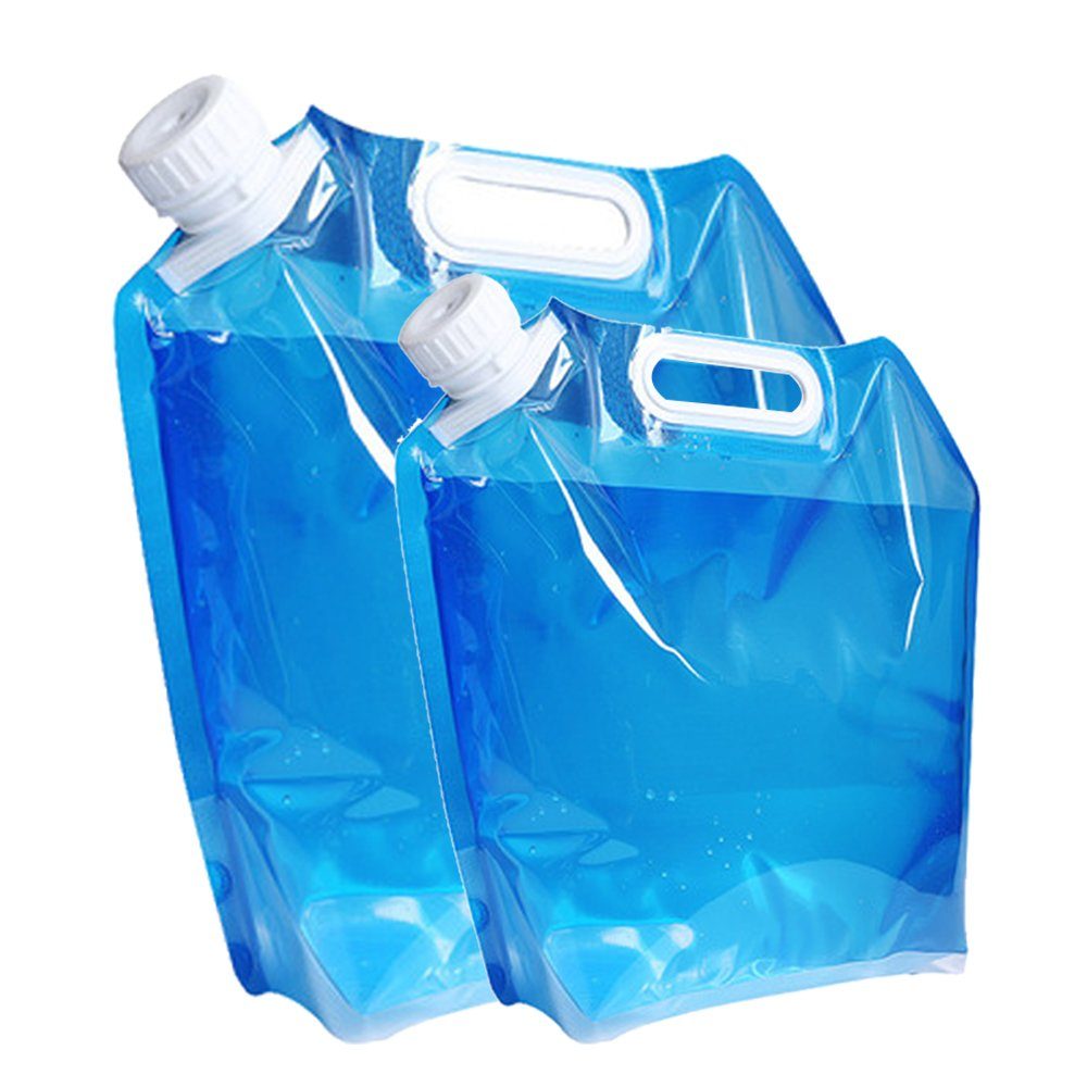 2 Stck Wasserbehlter Faltbare Trinkwasser Tasche Pe Trinkwasser