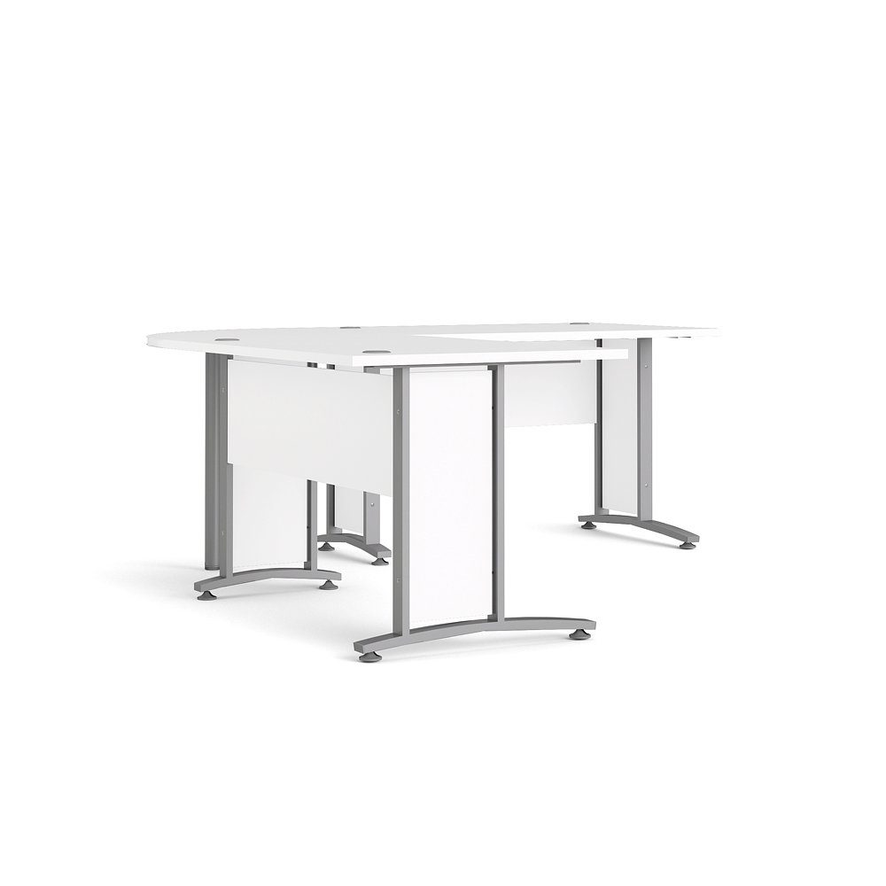 Prisme Schreibtisch Eckschreibtisch weiss ebuy24