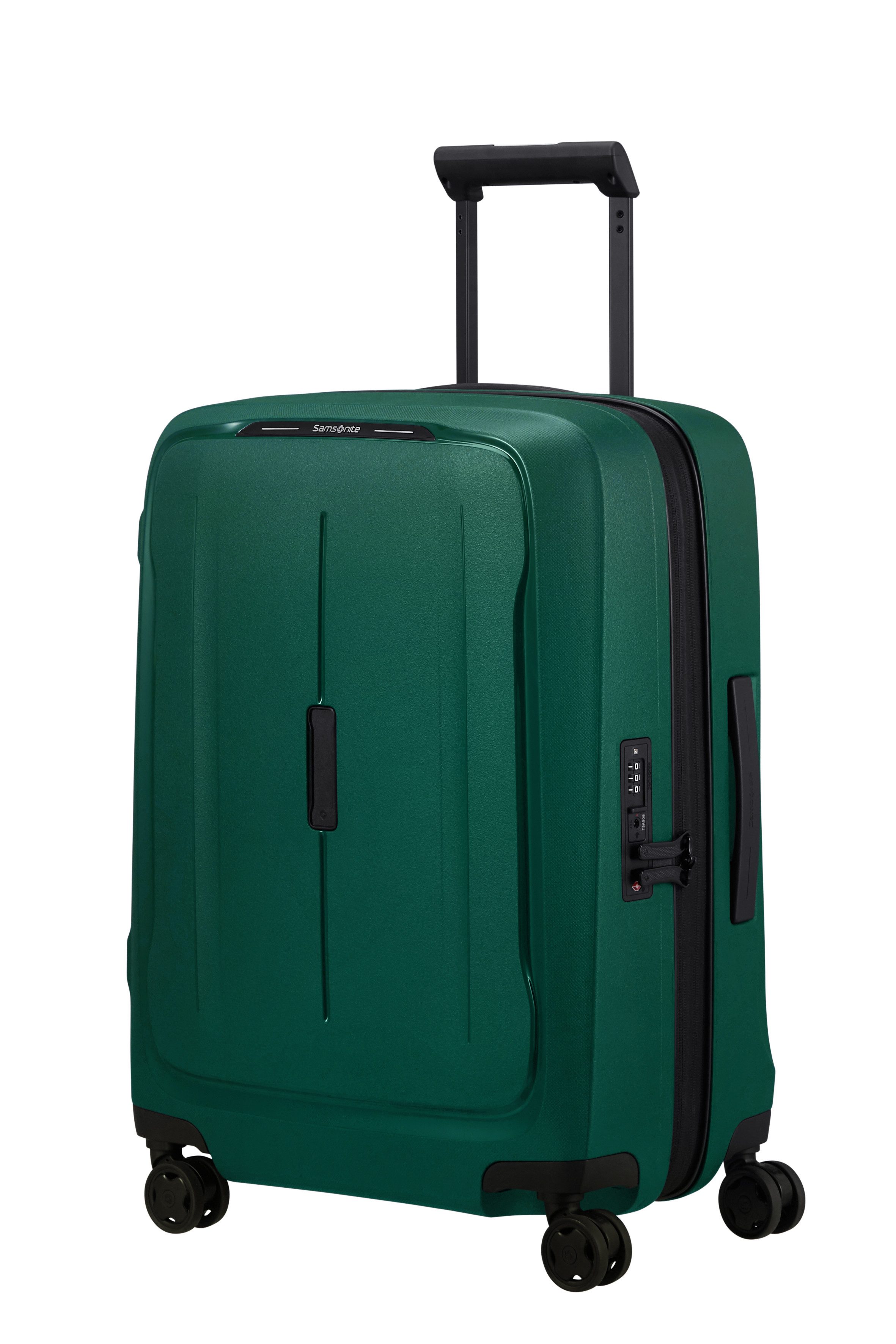 Samsonite Hartschalen-Trolley ESSENS ZIP, 4 Rollen, Reisekoffer Hartschalenkoffer für Flugreisen Volumenerweiterung