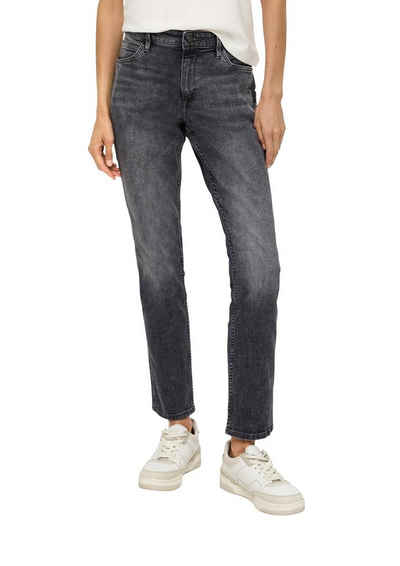 s.Oliver Stretch-Jeans mit Leder-Badge hinten am Bund