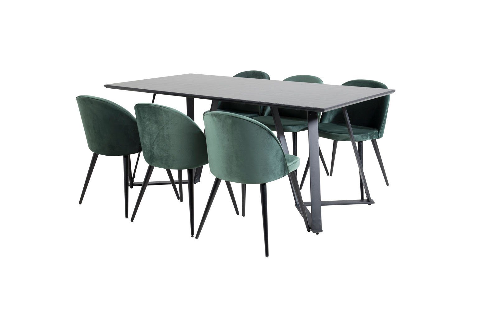 ebuy24 Essgruppe MarinaBLBL Essgruppe Esstisch schwarz günstig online kaufen