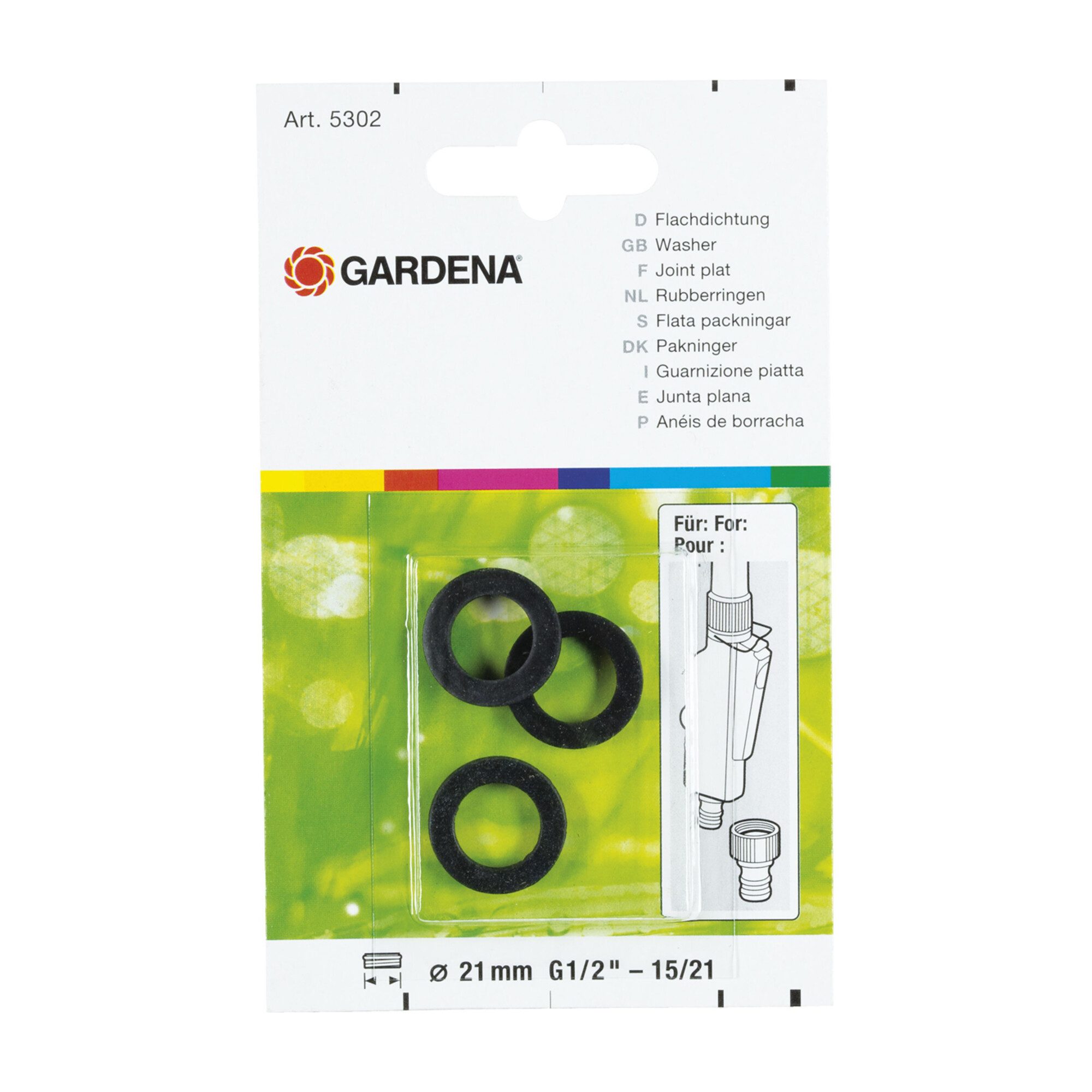 GARDENA Dichtring GARDENA Flachdichtung (für Artikel 940, 2802, 18202, 18242)