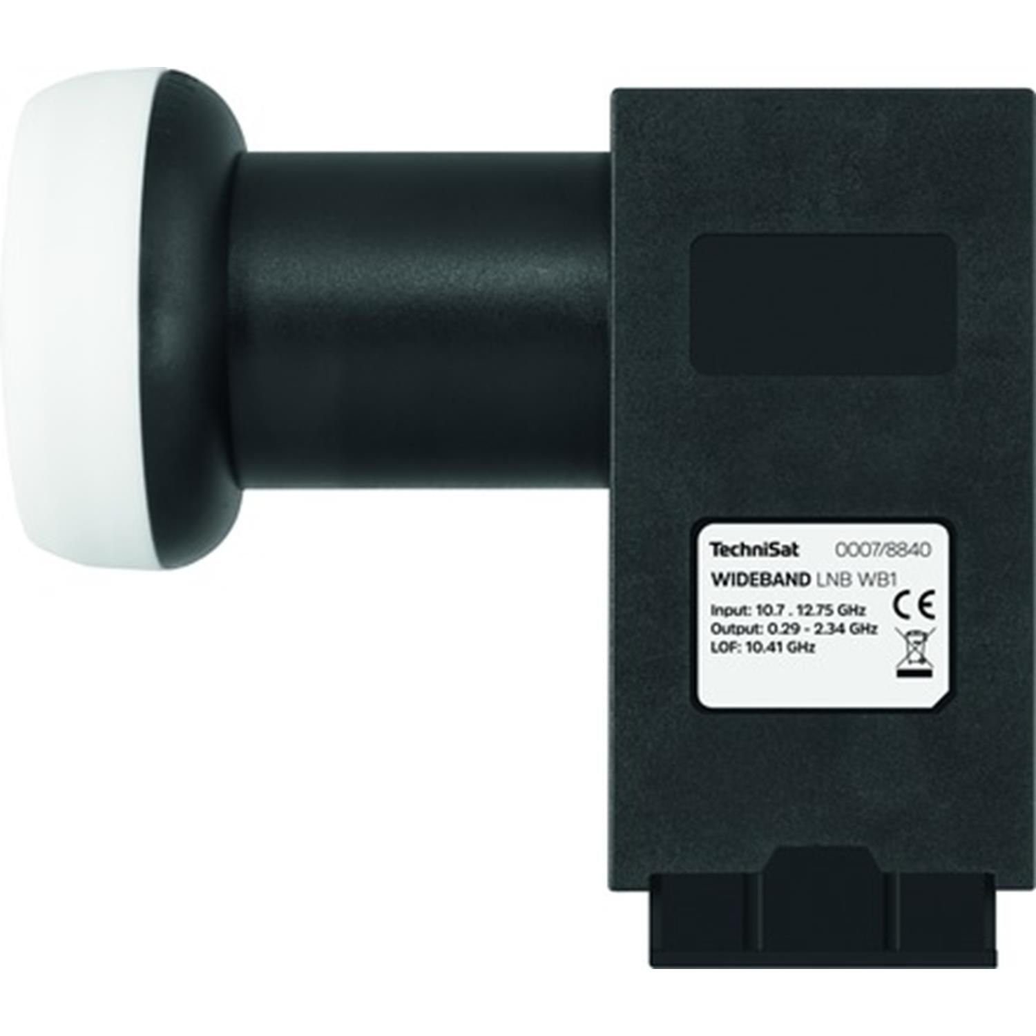 Spezial-LNB 40mm TechniSat in Wideband-LNB, TECHNIROUTER Universal-Single-LNB Kombination mit