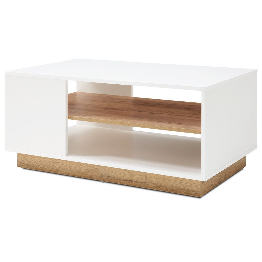 Lomadox Couchtisch CELLE-61, Couchtisch in weiß und Grandson Oak Eiche Nb., günstig online kaufen