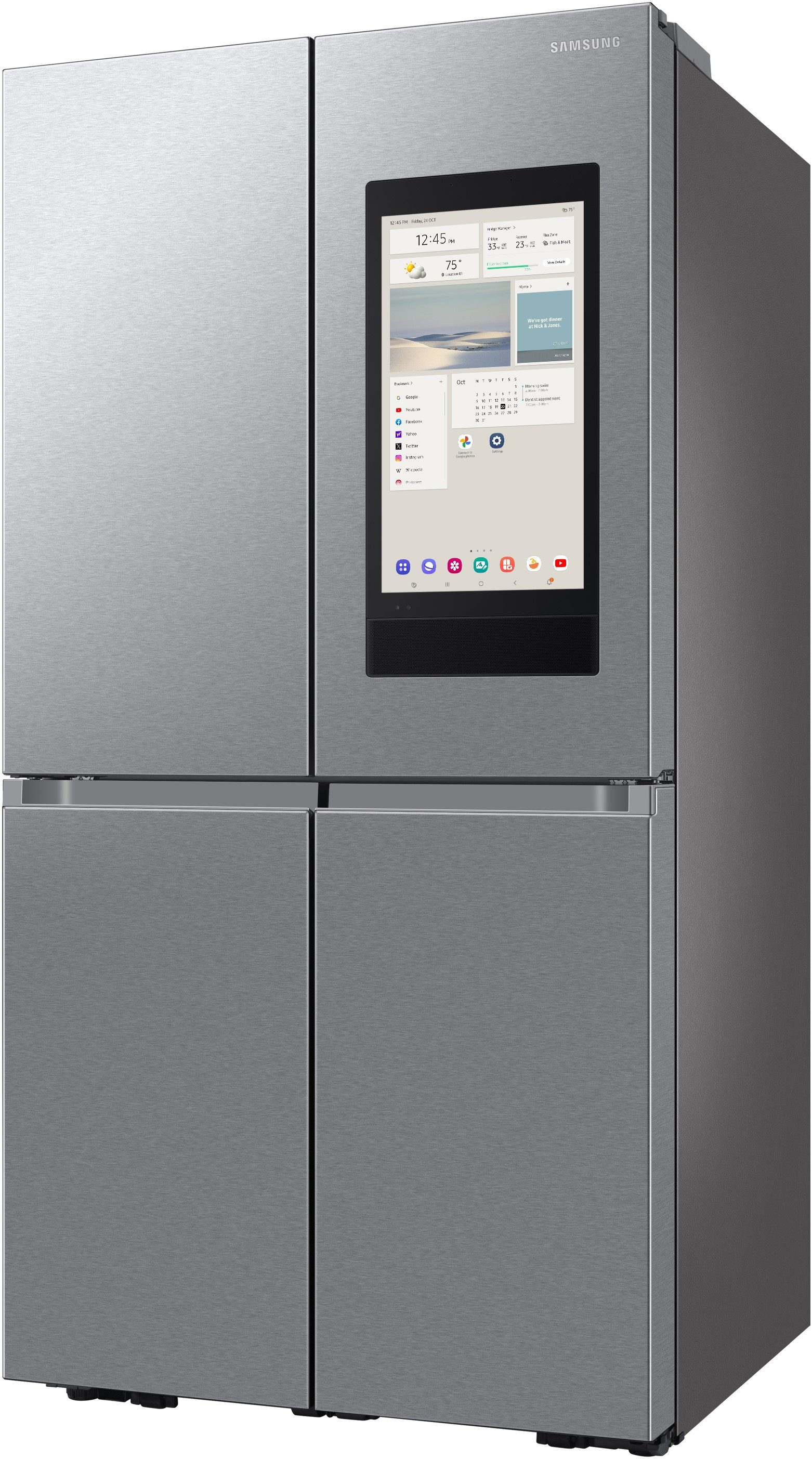 Samsung French Door RF9000 RF65DG9H0ESR, 183 cm hoch, 91,2 cm breit