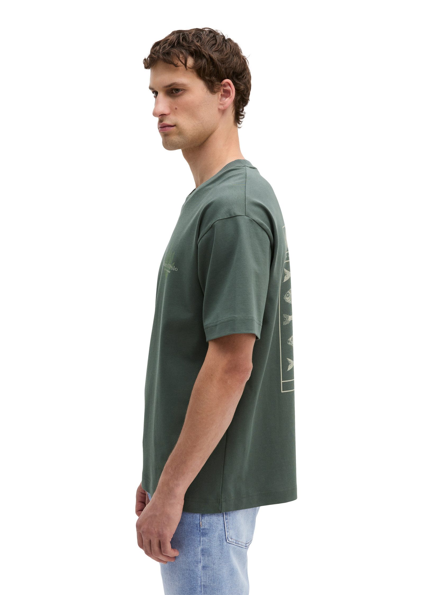Marc O'Polo T-Shirt mit maritimer Rückenprint