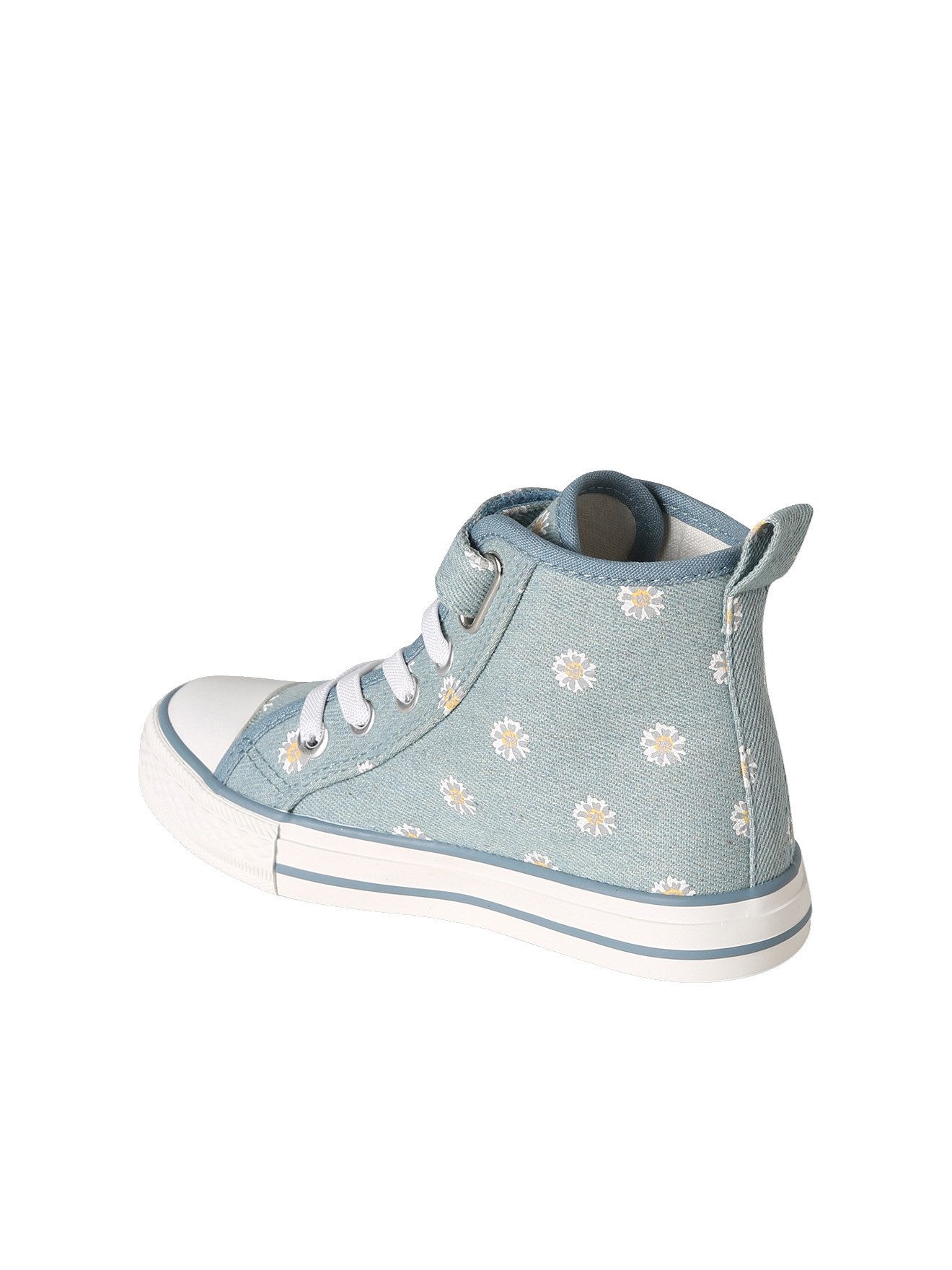 vertbaudet Hohe Stoffsneakers mit Anziehtrick Kinder Sneaker – Bild 4 von 5