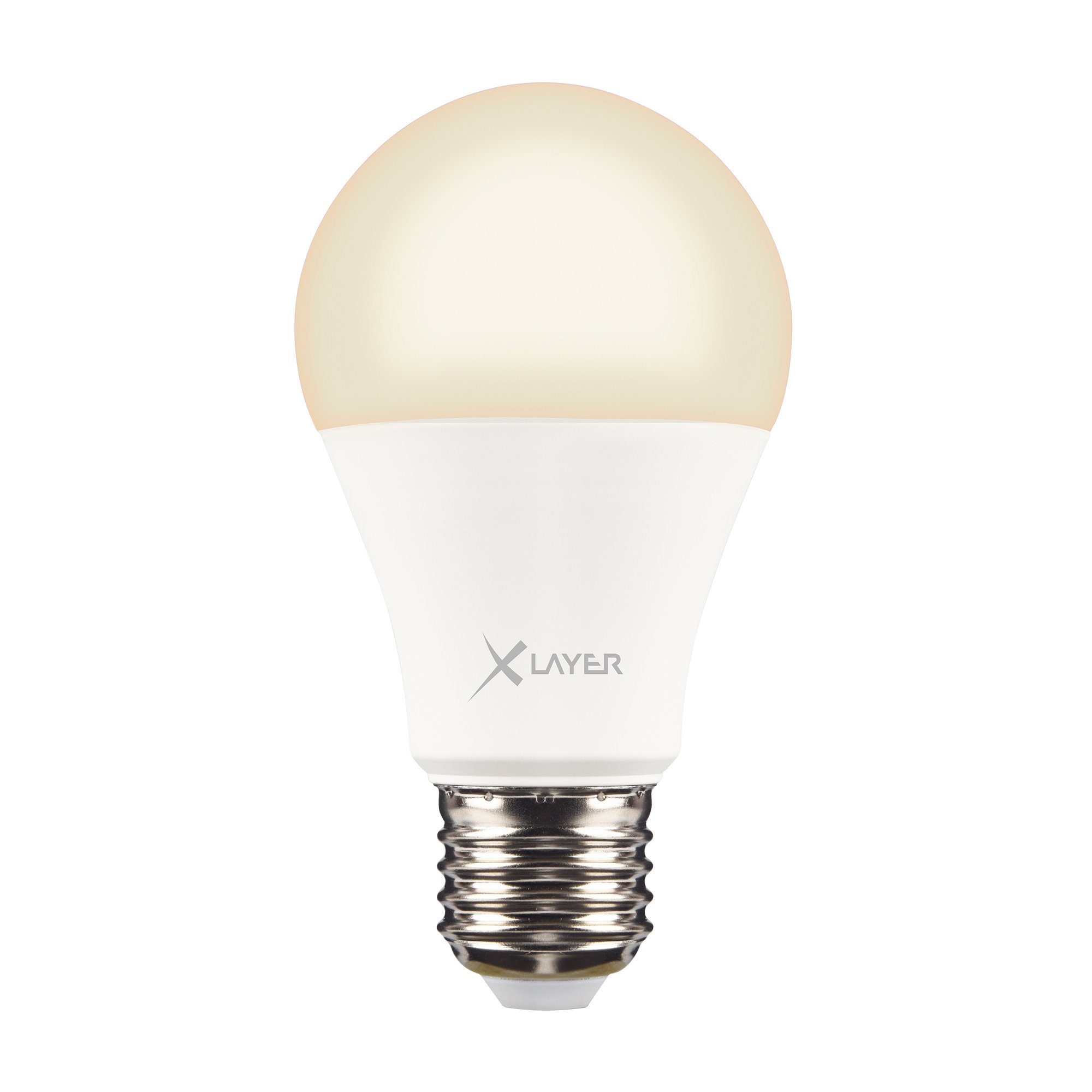 XLAYER Smarte LED-Leuchte WLAN LED Lampe Smart Echo E27 9W Warm- und Kaltweiß, Dimmbar