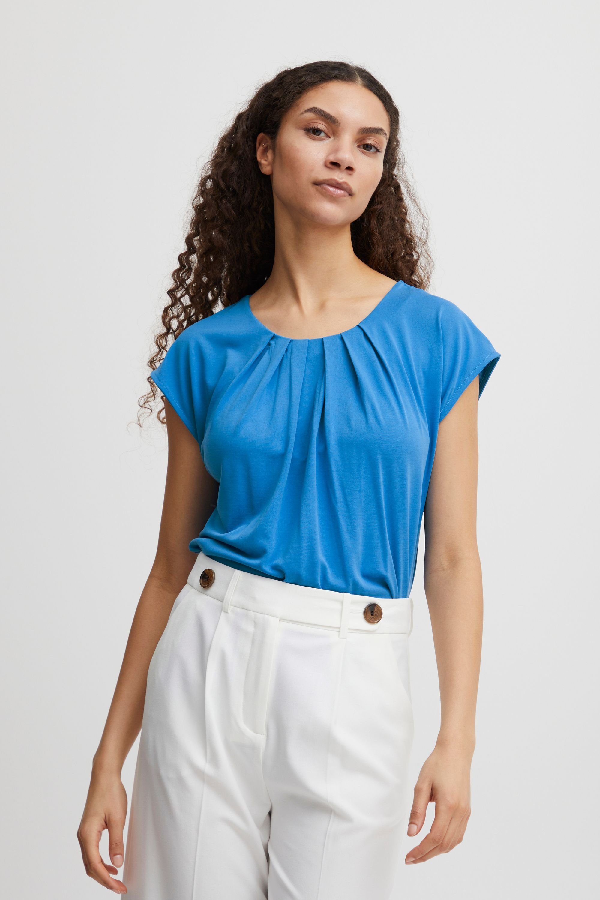 TOP -20811284 (174245) Ibiza BYPERL b.young Shirtbluse Blue