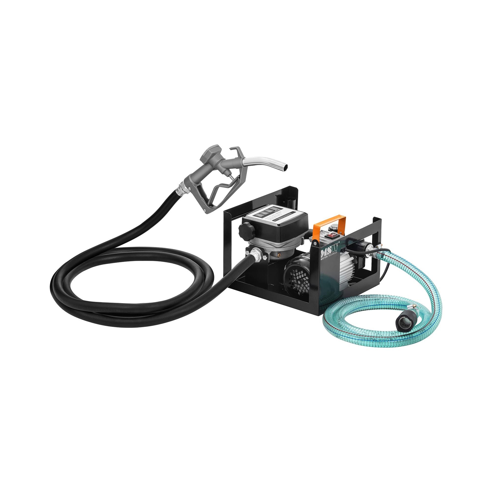 MSW Ölabsaugpumpe Dieselpumpe mit Zählwerk 60 l/min Selbstsaugend Heizölpumpe Ölpumpe