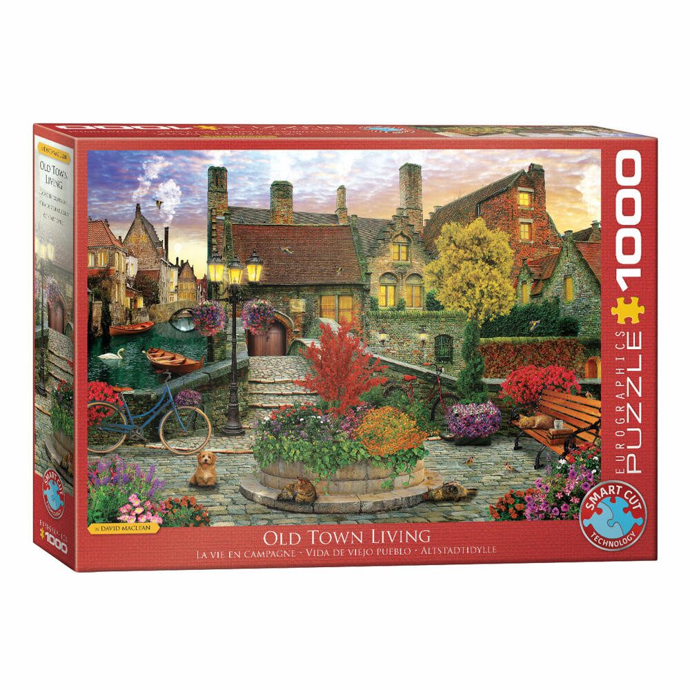 EUROGRAPHICS Puzzle Altstadtidylle von David Maclean, 1000 Puzzleteile