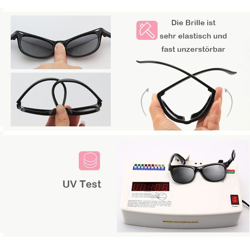 PACIEA Sonnenbrille Kinder 0-3 Jahre mit Band UV Schutz Polarisierter Sport